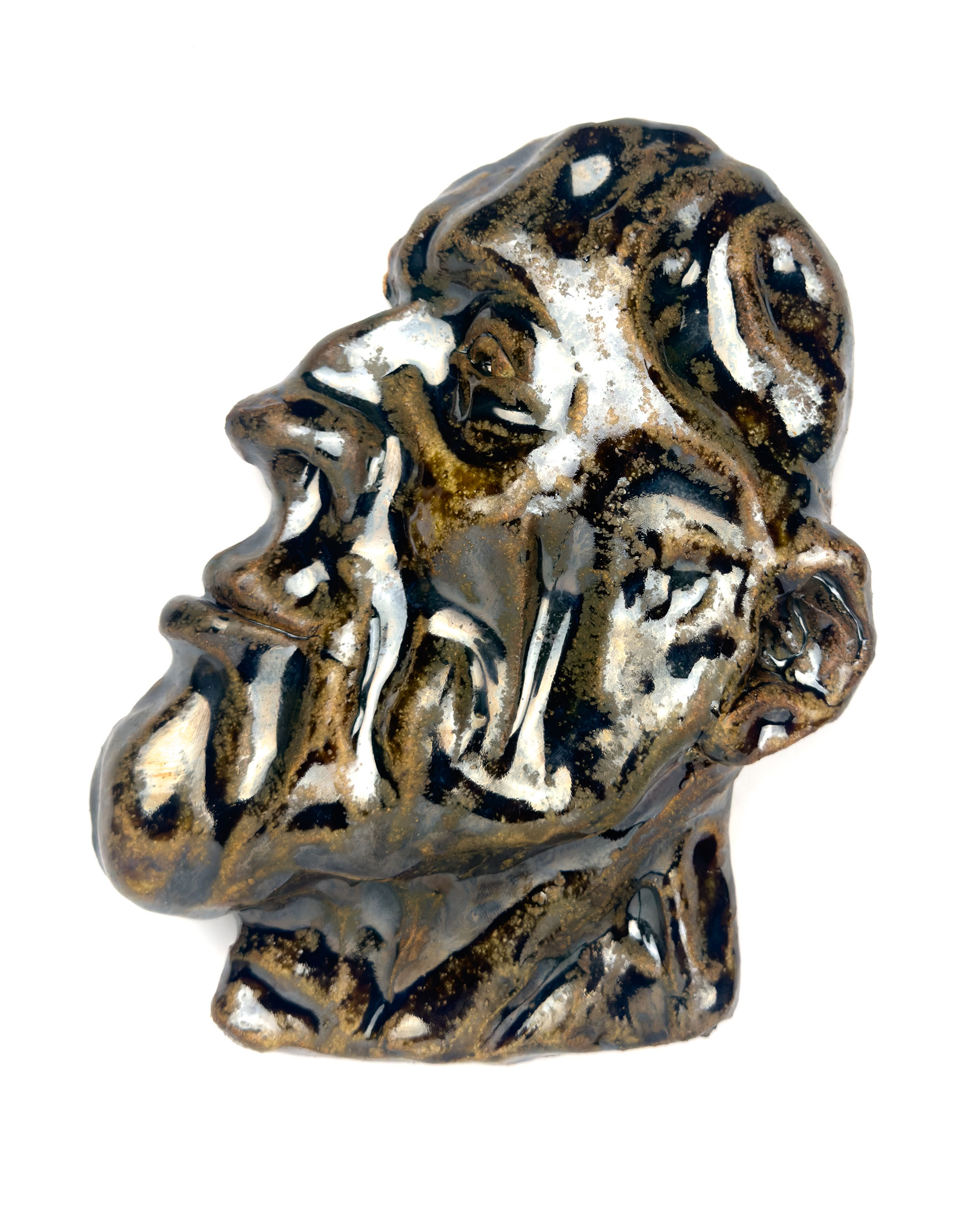 Edward D, 2025, sculpture, ceramic, 9” x 11”