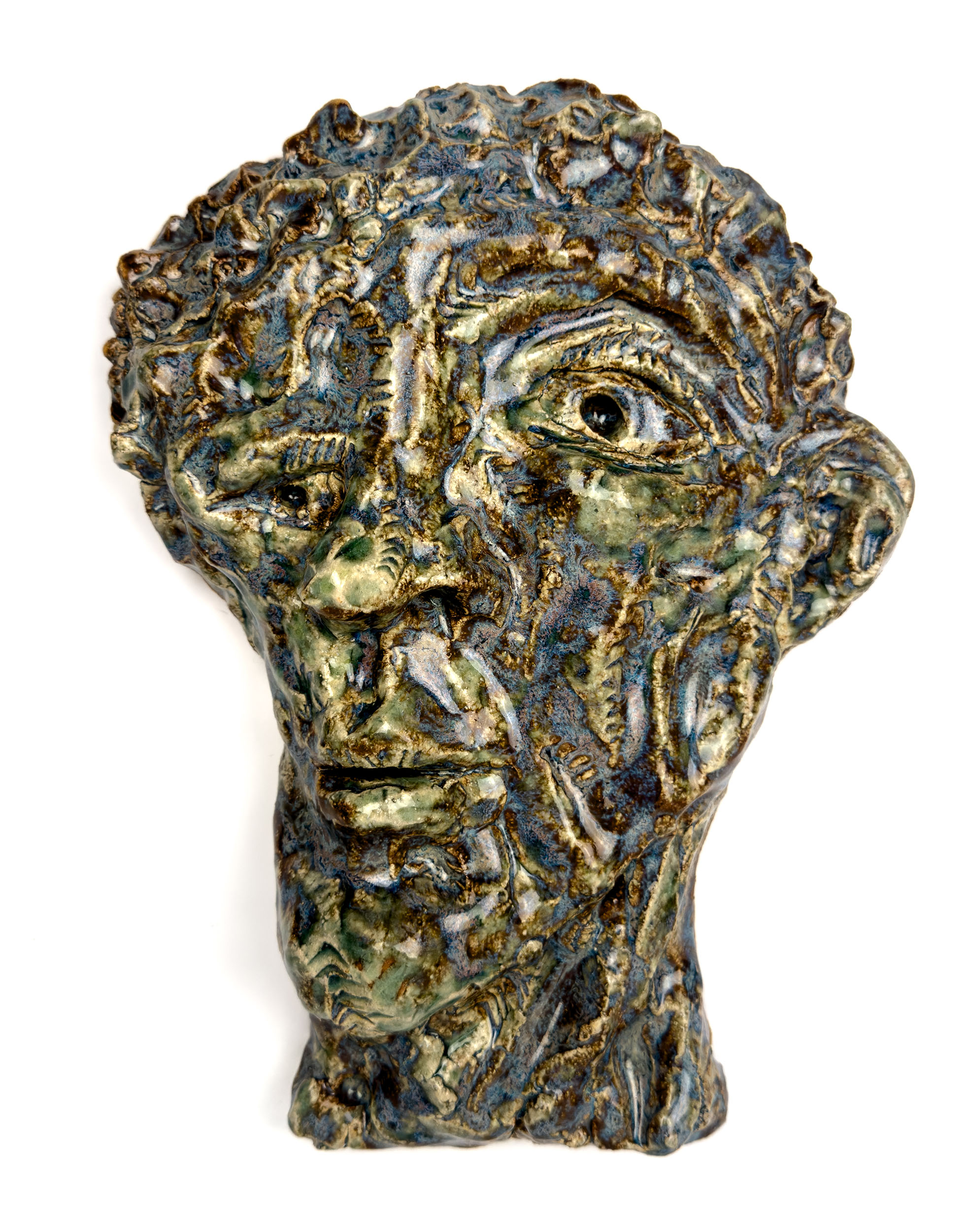 Leo B, 2025, sculpture, ceramic, 9” x 14”
