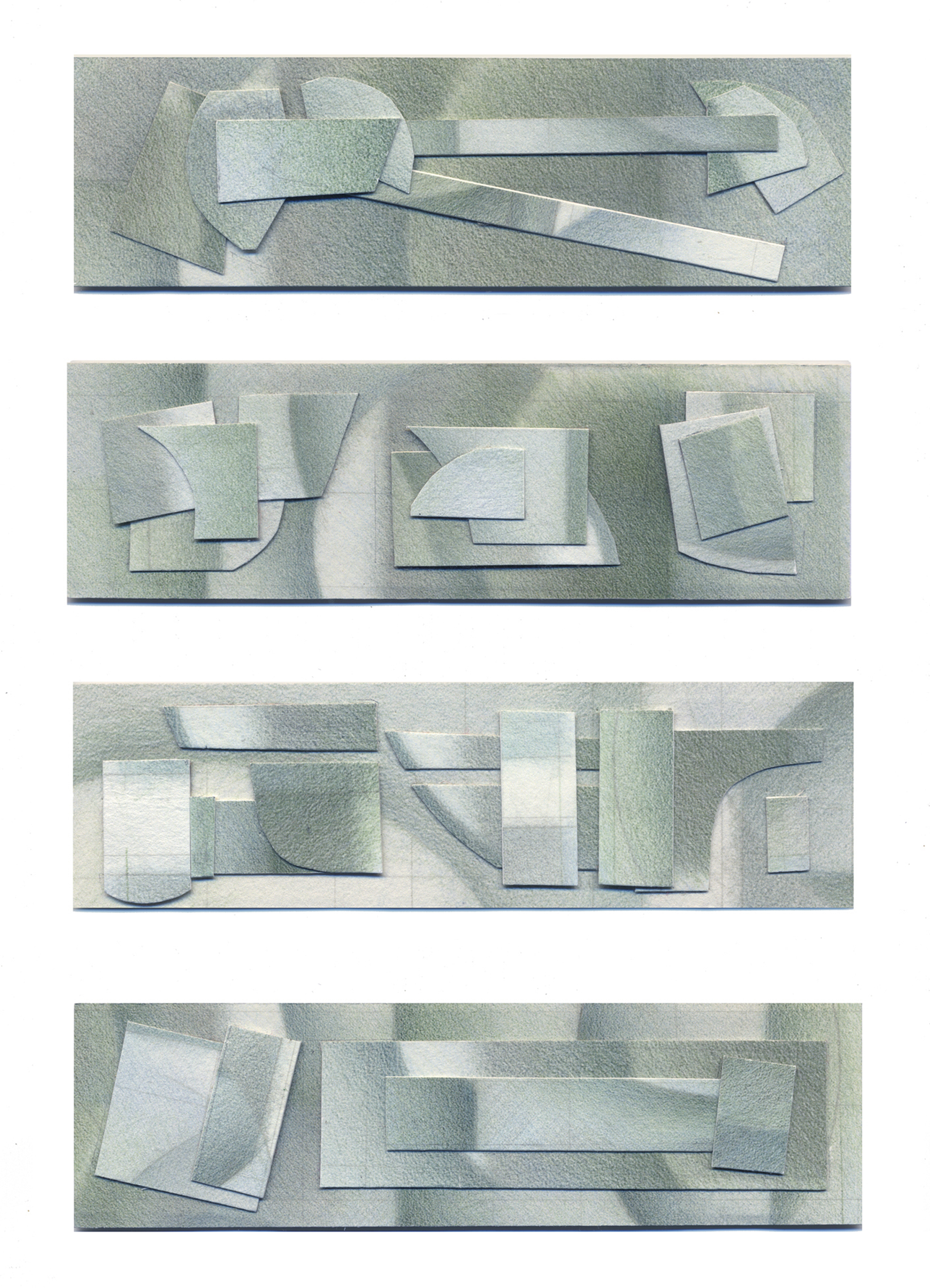 Event Boundaries Homage to Dr. K. Norman 1 | Collage, archival print of original drawing, 11” x 14”  