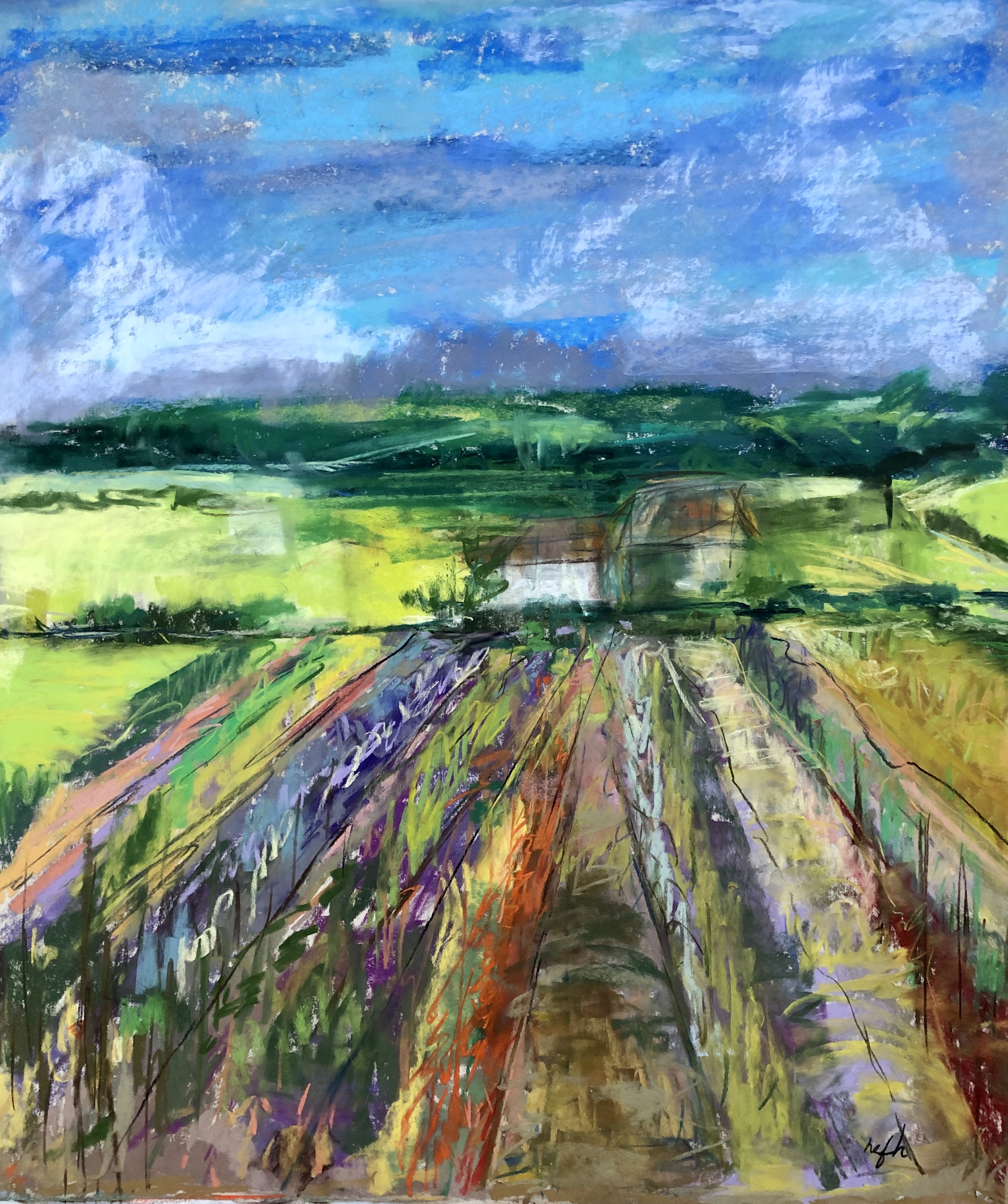 Garden Variety | pastel on paper, 21 x 19 inches