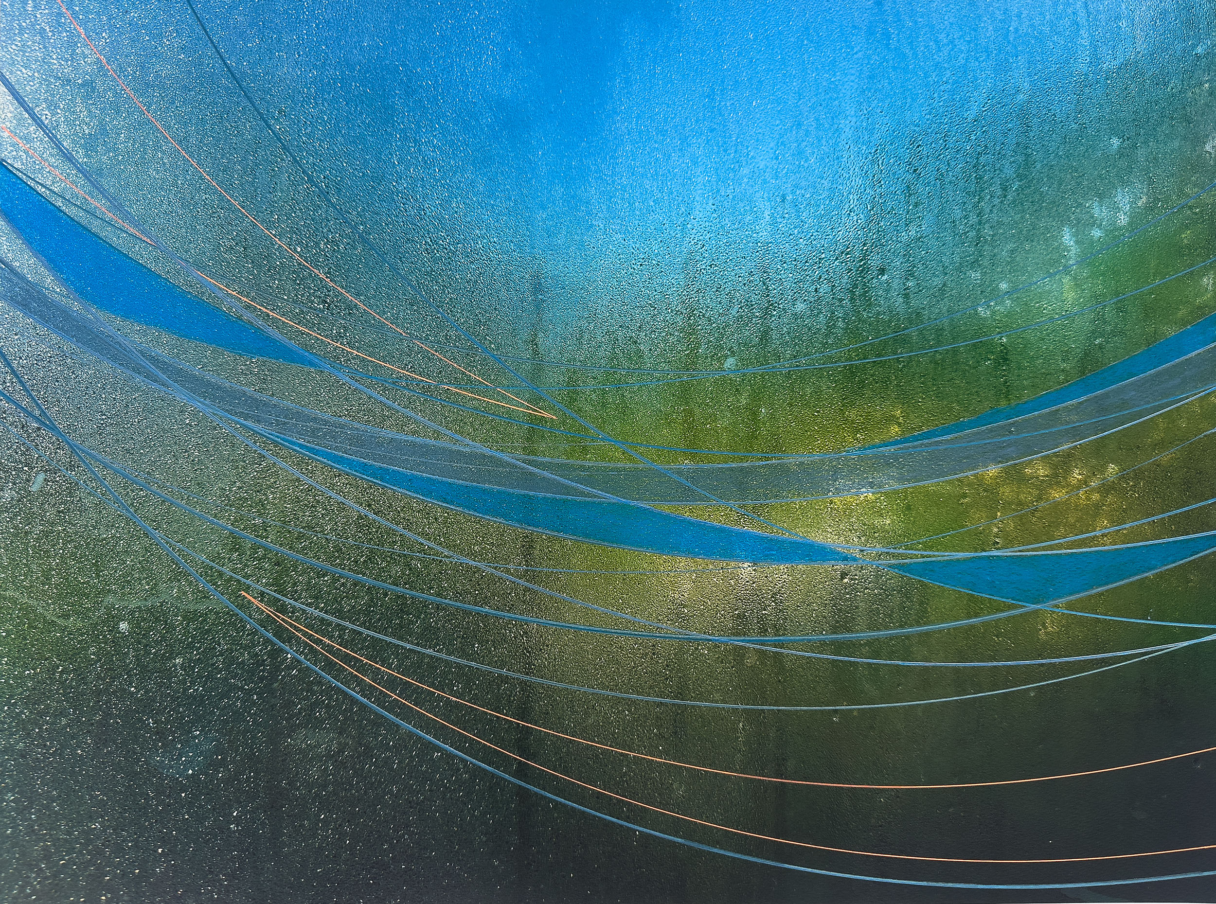 Marking Ephemera 7 | Pigment Ink Print on Archival Paper with Colored Pencil, Gel Pen, Metallic Pencil, 16” x 20”