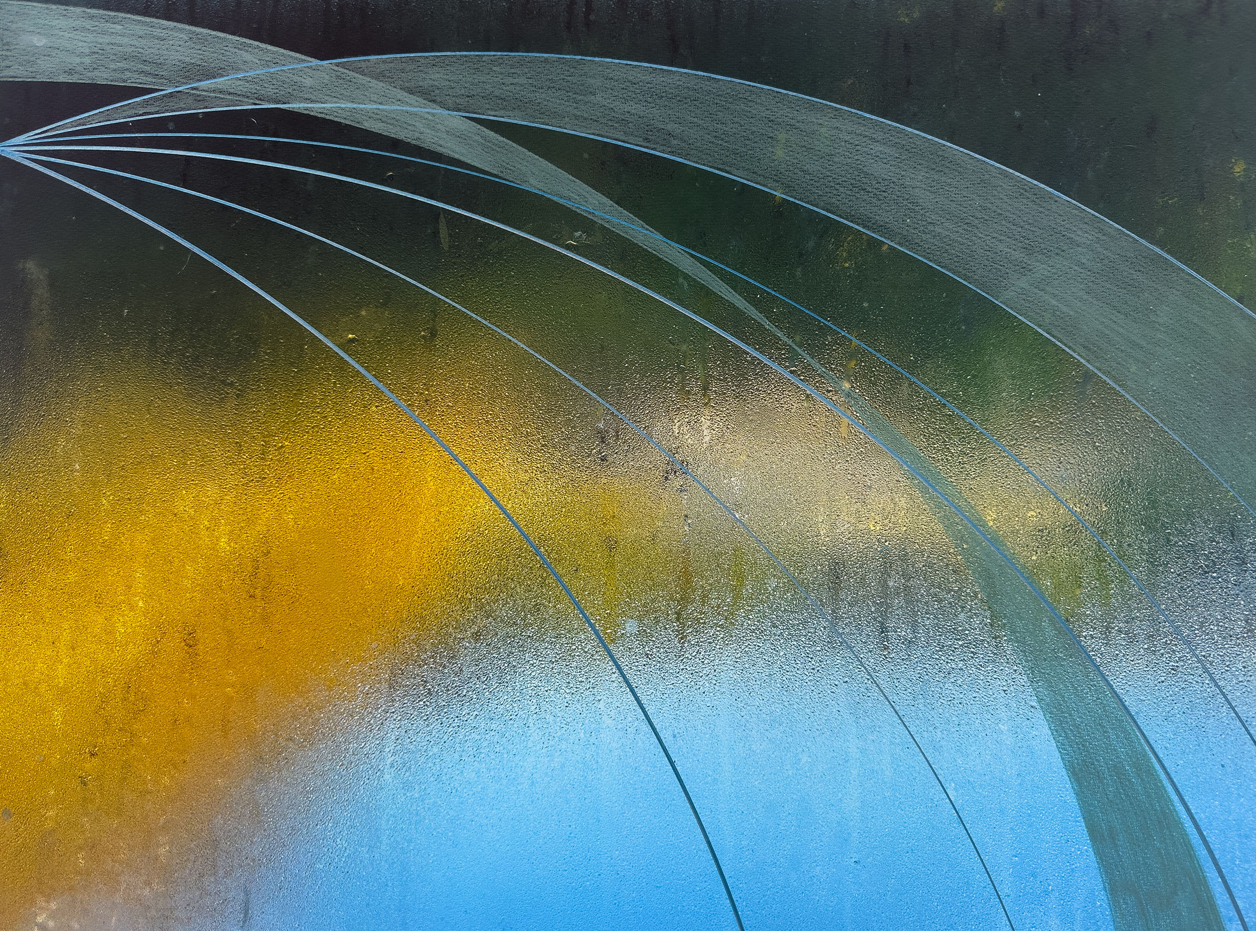 Marking Ephemera 9 | Pigment Ink Print on Archival Paper with Gel Pen and Metallic Pencil 16” x 20”