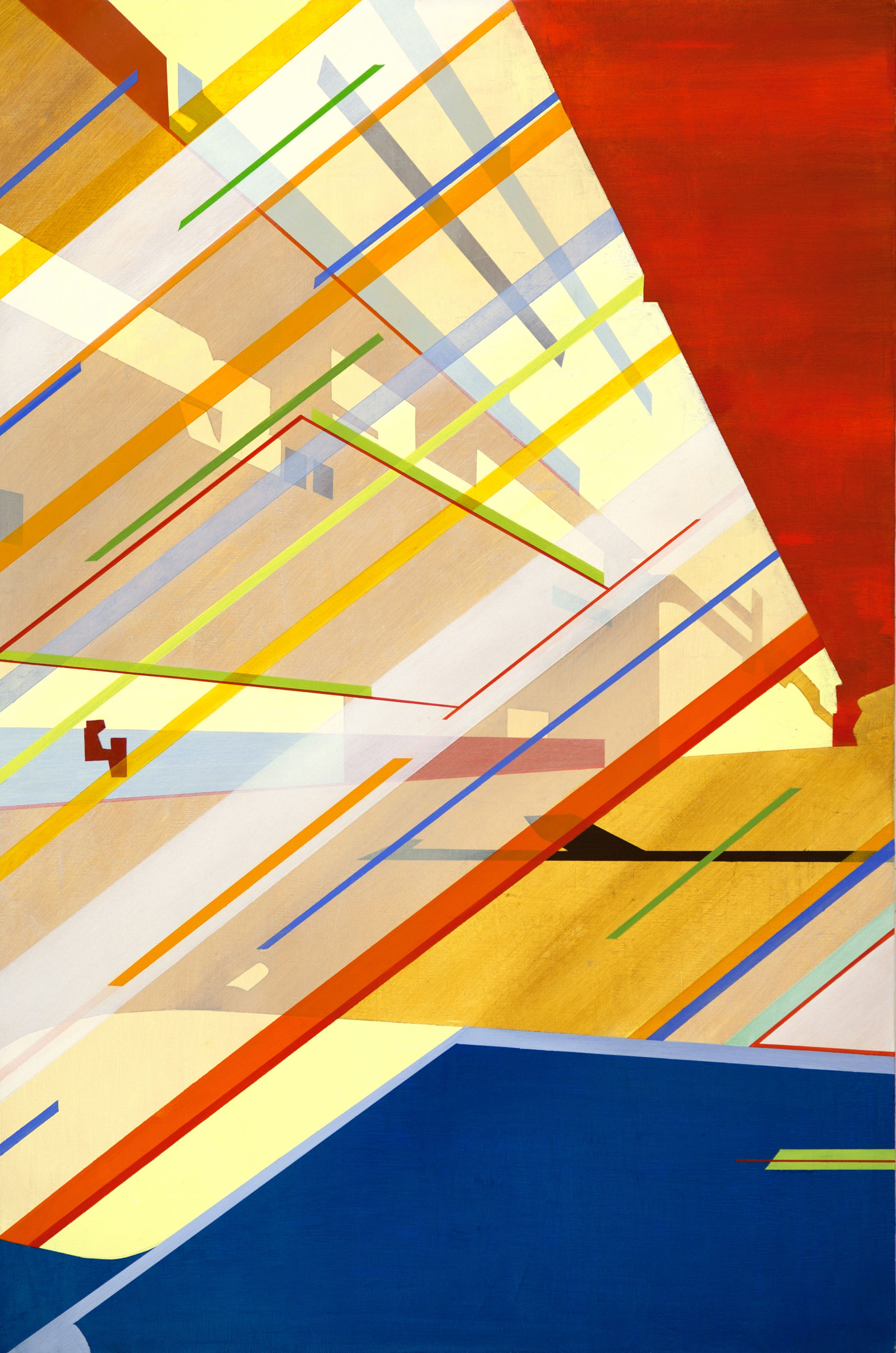 Corviale #1 | 2013  Oil on canvas, 48x32 inches