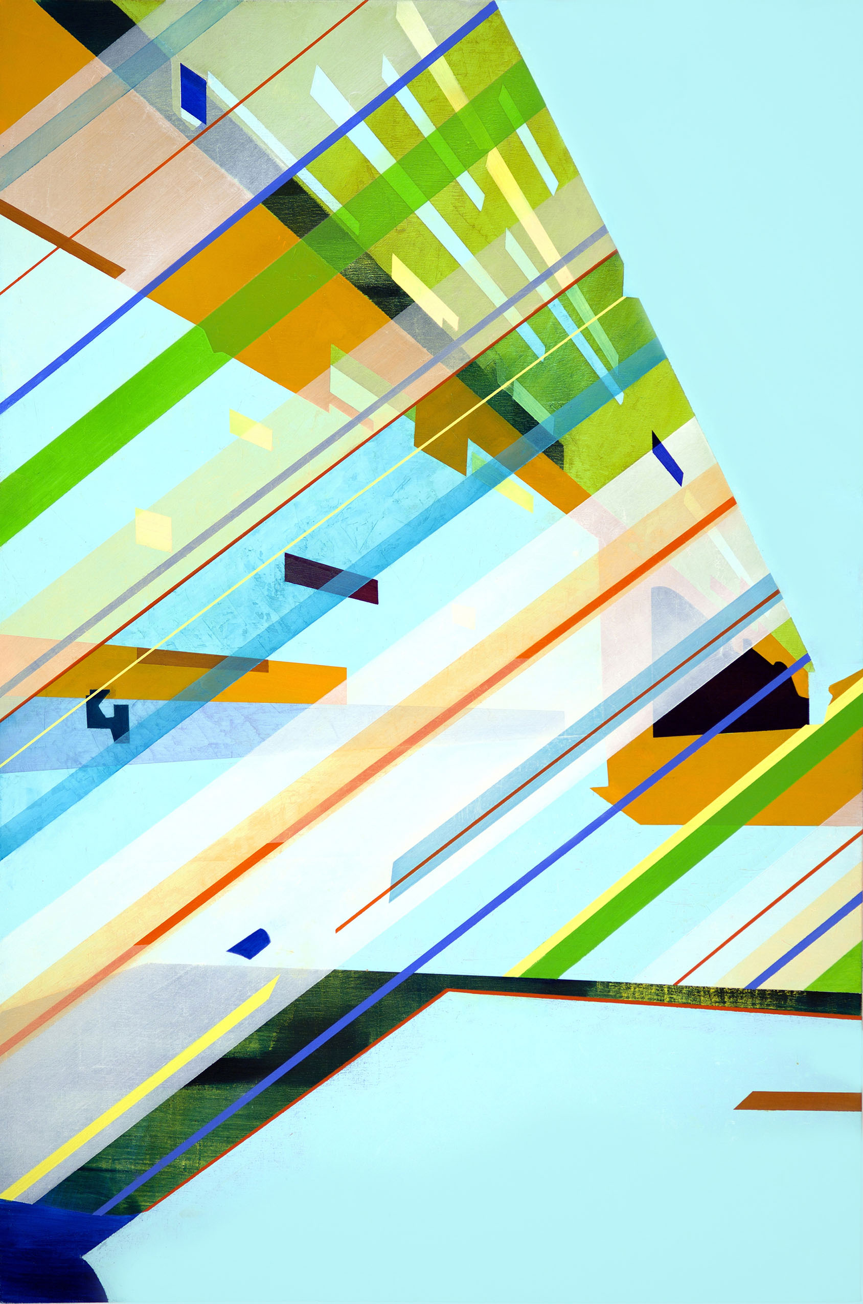 Corviale #2 |  2013, Oil on canvas, 48x32 inches