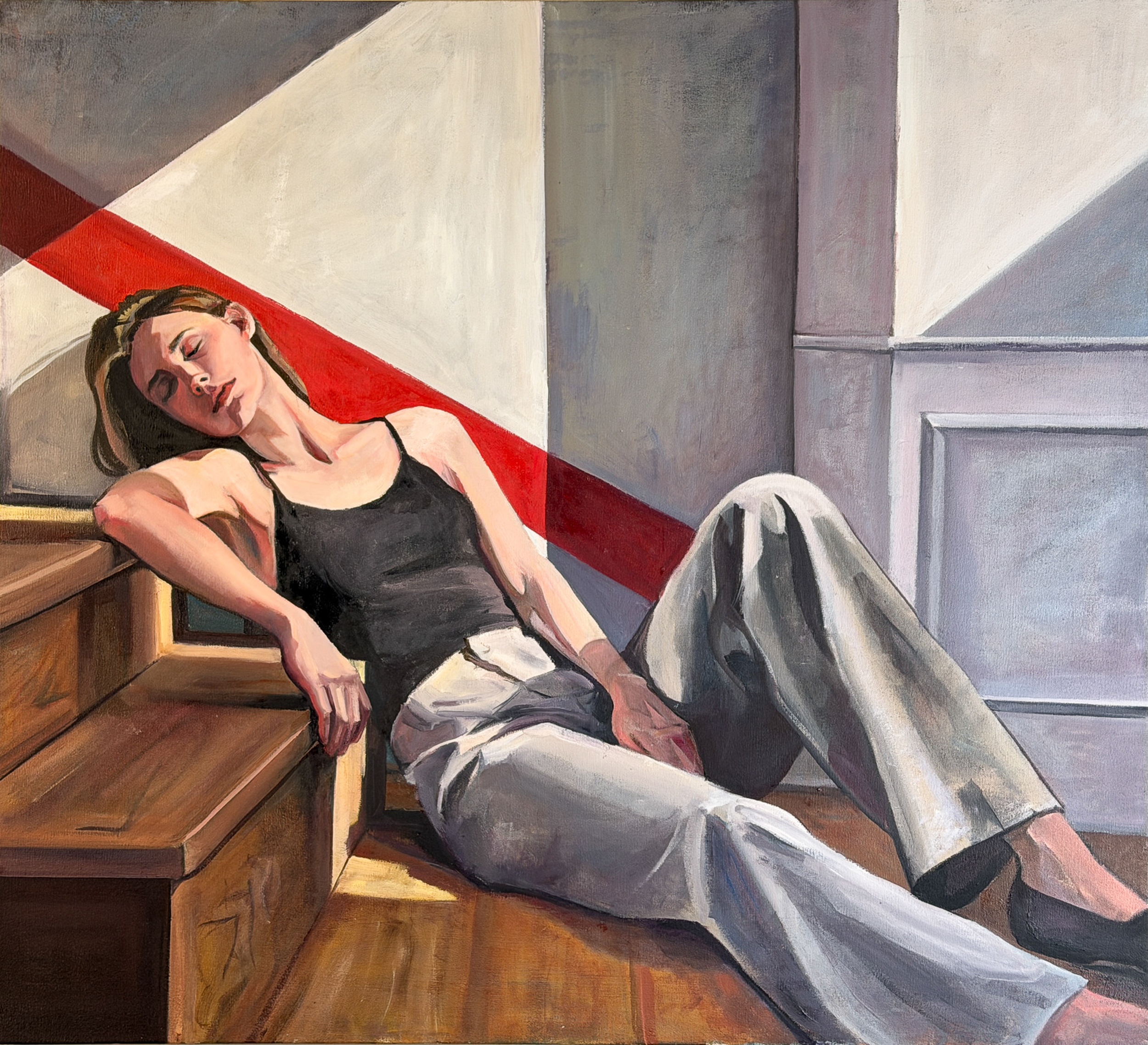 After Surrender, 2026, painting, oil on canvas, 38 x 42 in