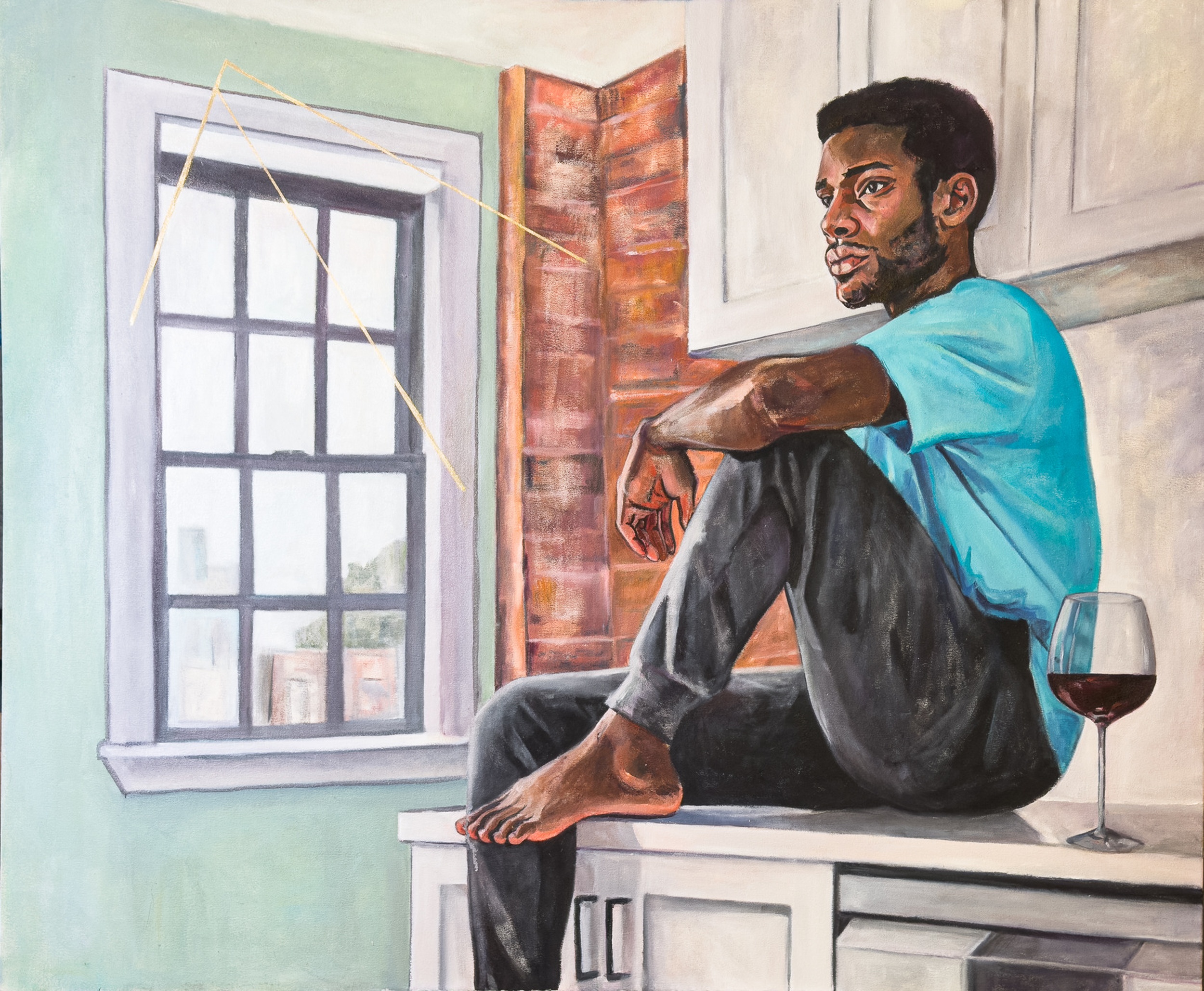 Within Reach, 2026, painting, oil on canvas, 40 x 48 in