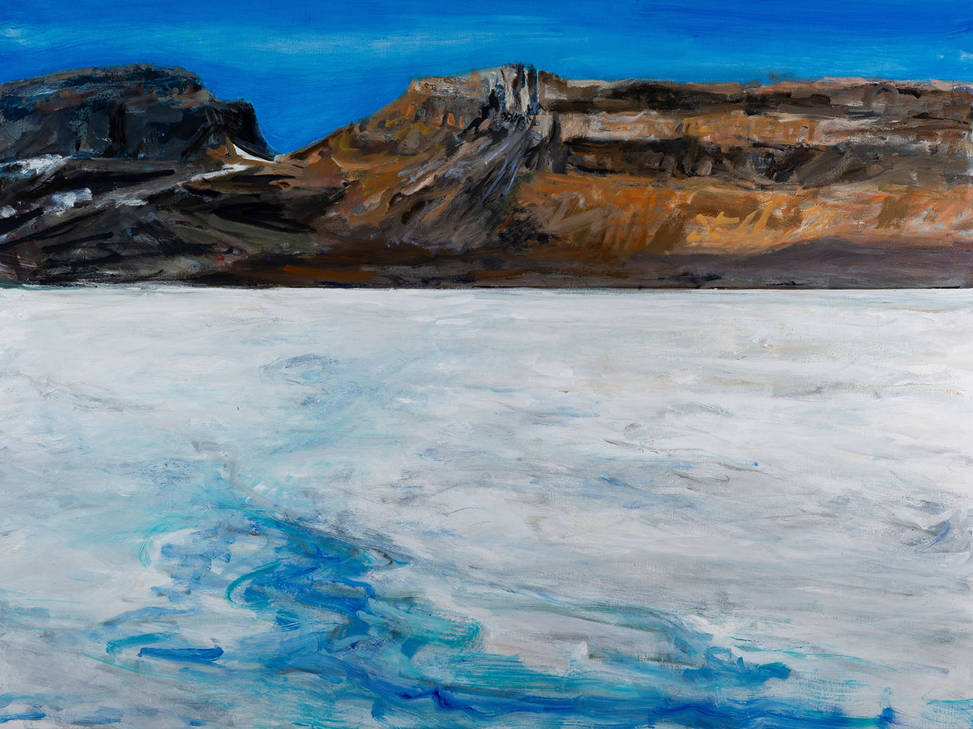 "Fragility and Treacherousness" Oil On Canvas, 30 x 40 in