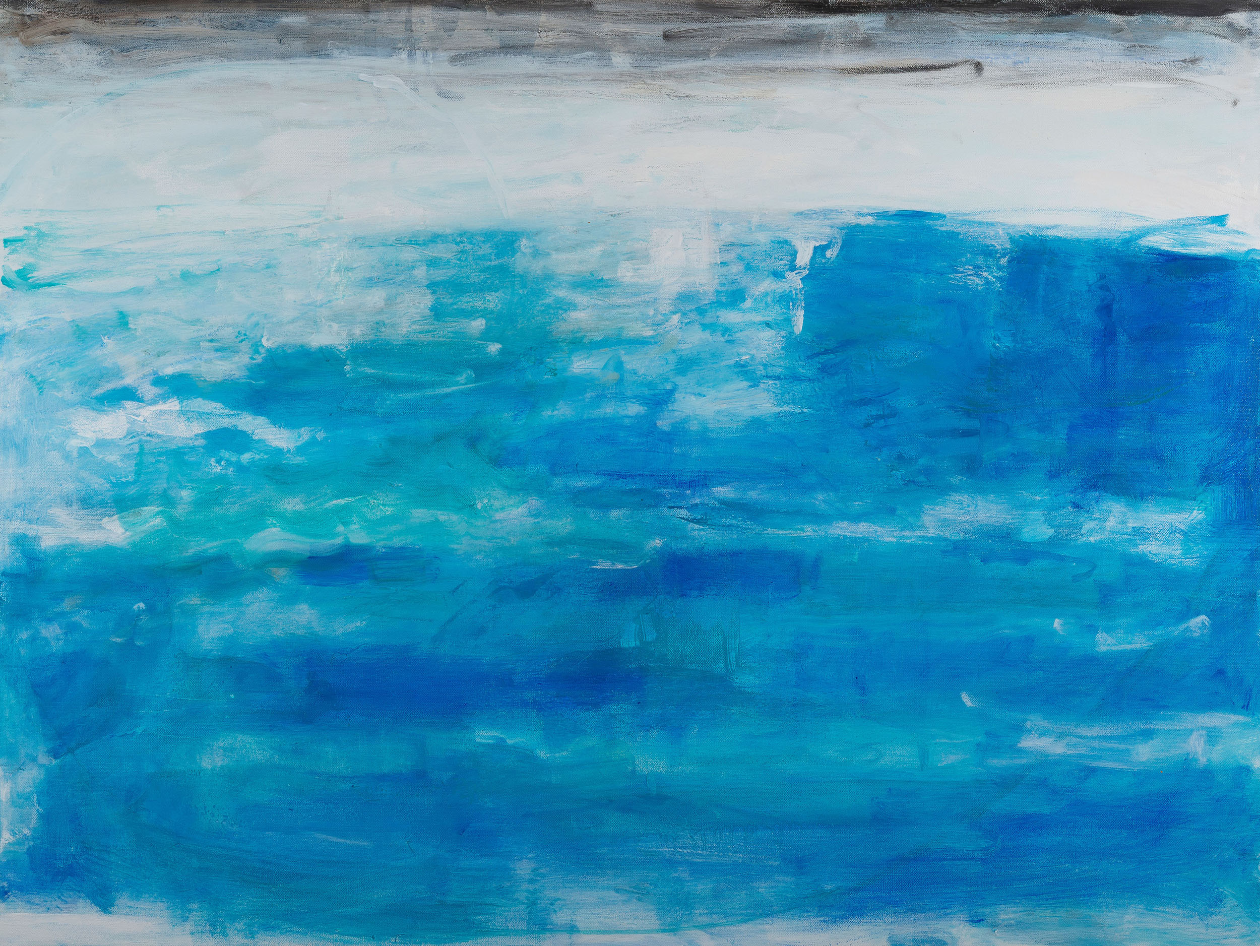 "Millenial Ice" Oil On Canvas, 30 x 40 in