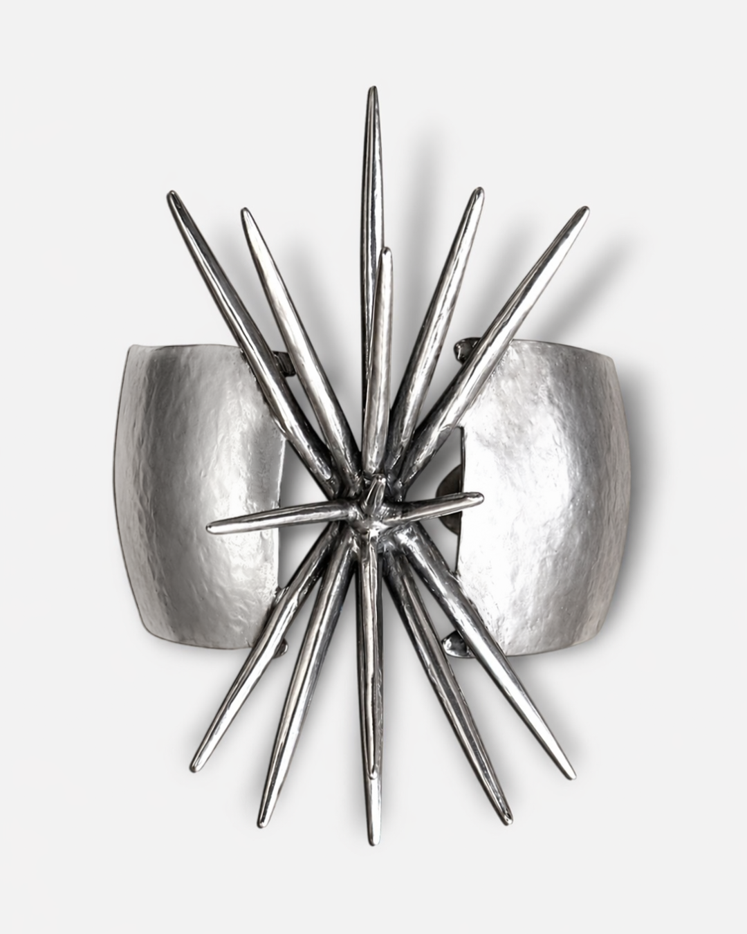 Beam Cuff, 2026, Sterling Silver, 3.15" × 2.36" × 1.57"