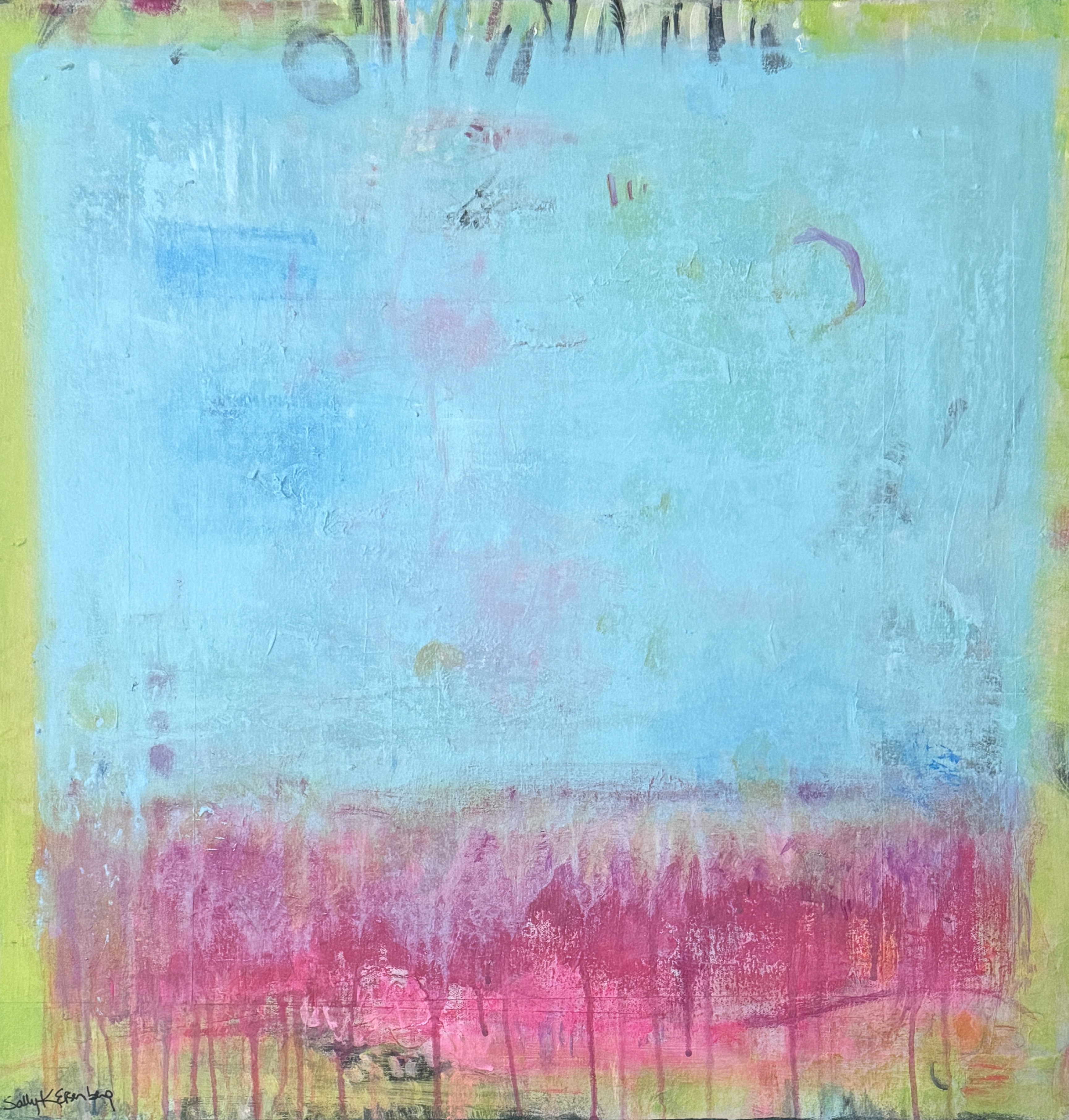 A Sense of Wonder, 2024, acrylic on canvas, 24” x 24”