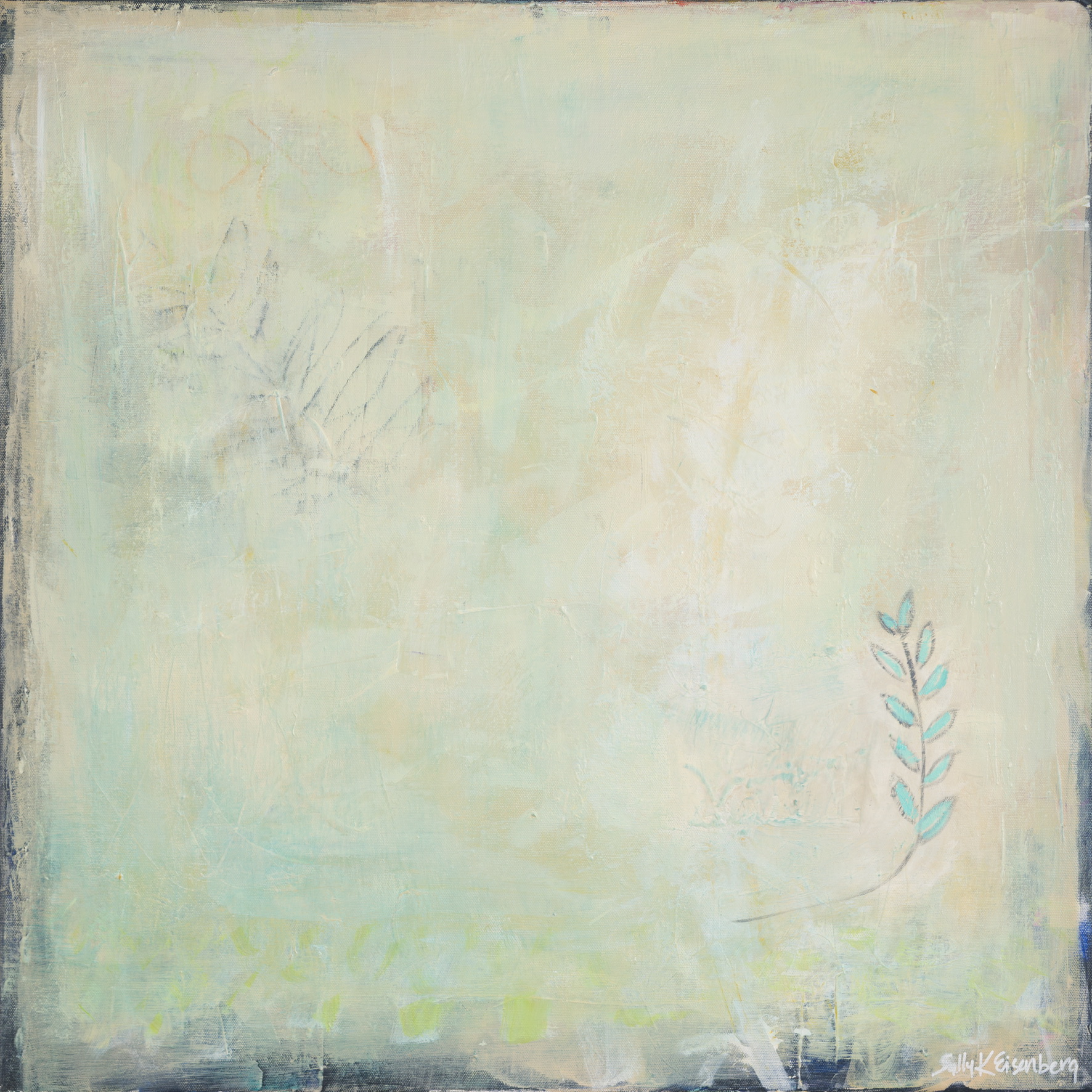 Meet Me Where I Am, 2026, acrylic on canvas, 24” x 24”