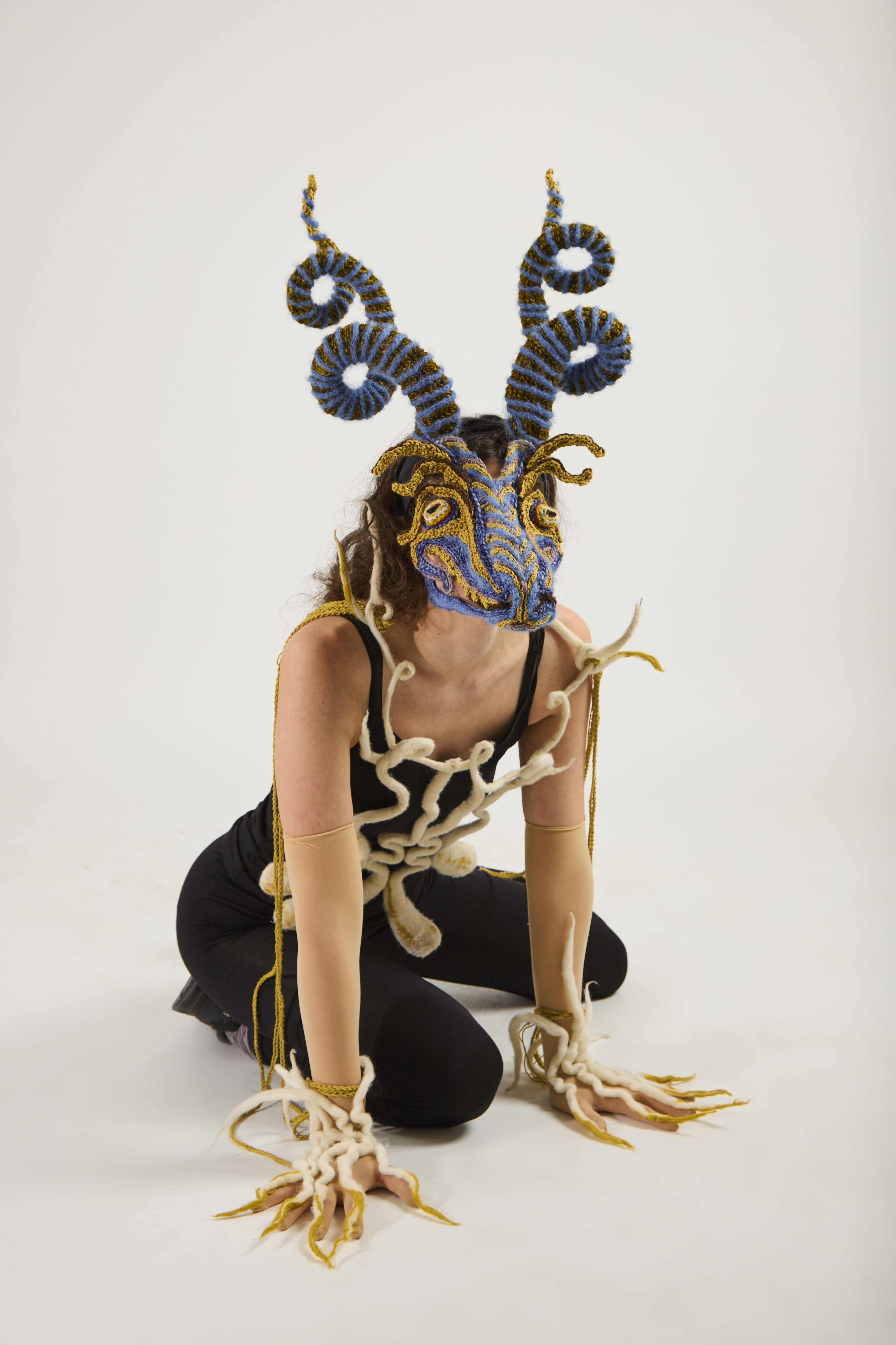 Ruminant, 2025, Wool, cotton, wire