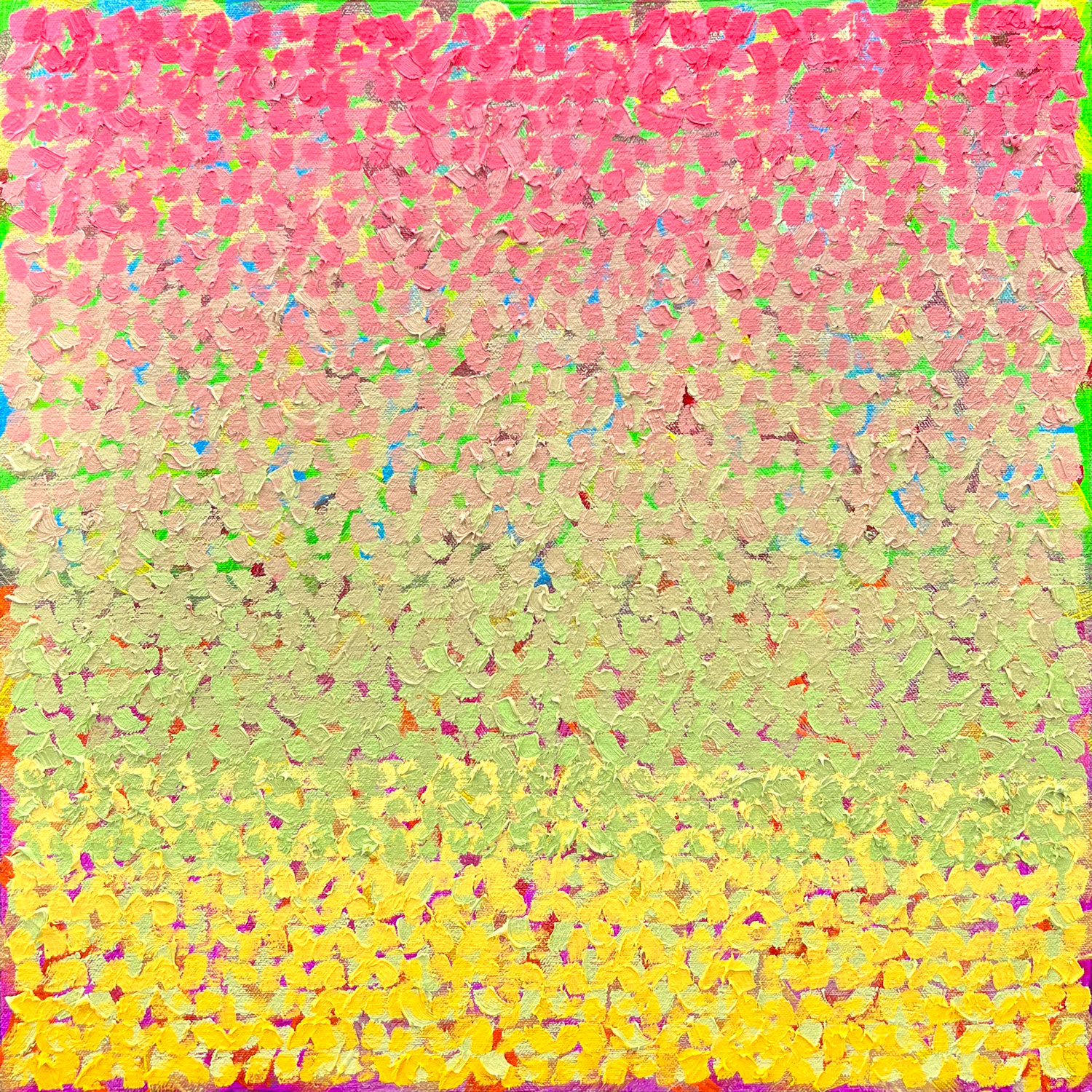 "2025 C 18 x 18" 2025, Oil on Canvas, 18 x 18 inches