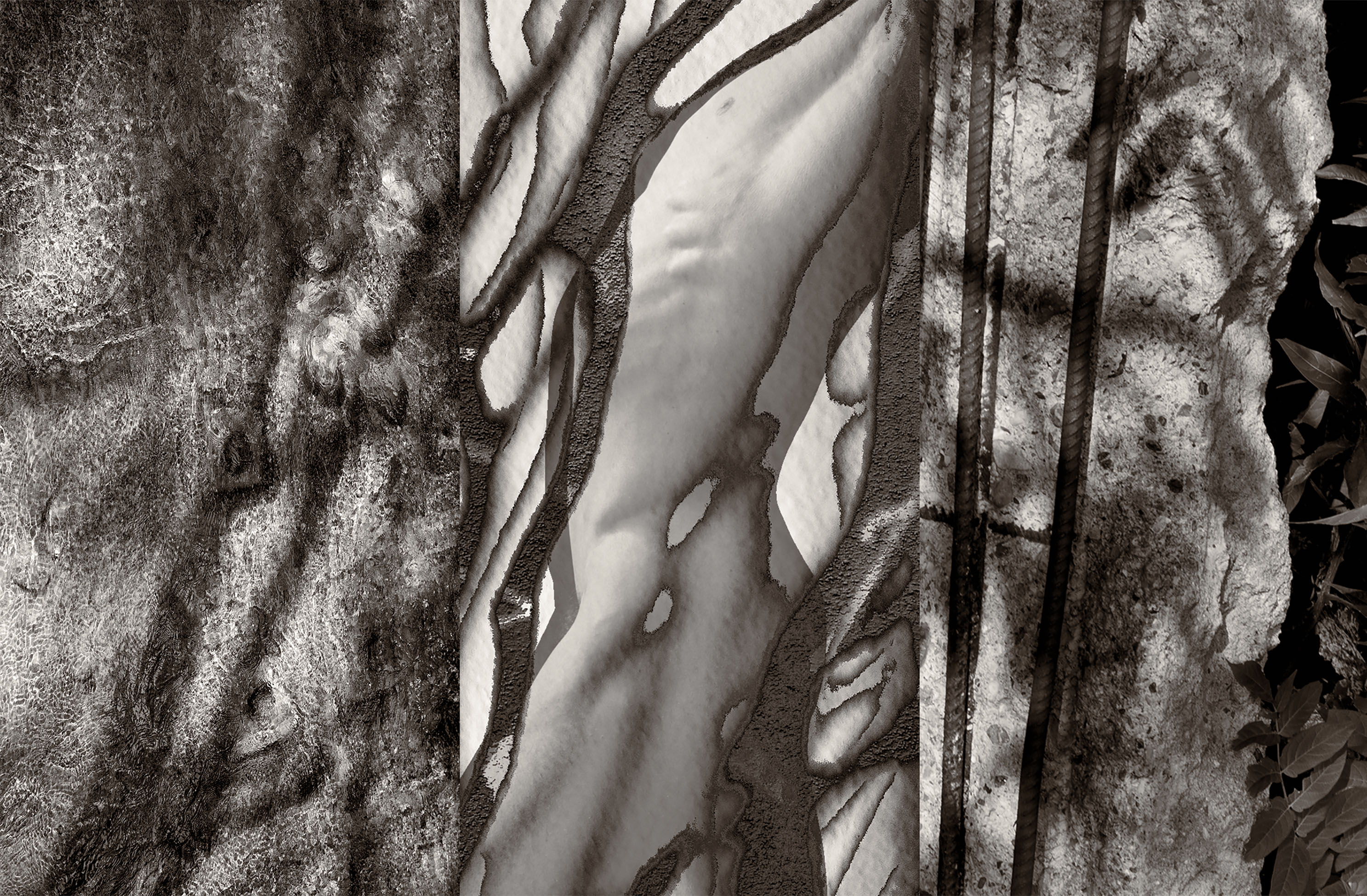 "Between the Wall" photograph, archival pigment print, 17 x 22 inches