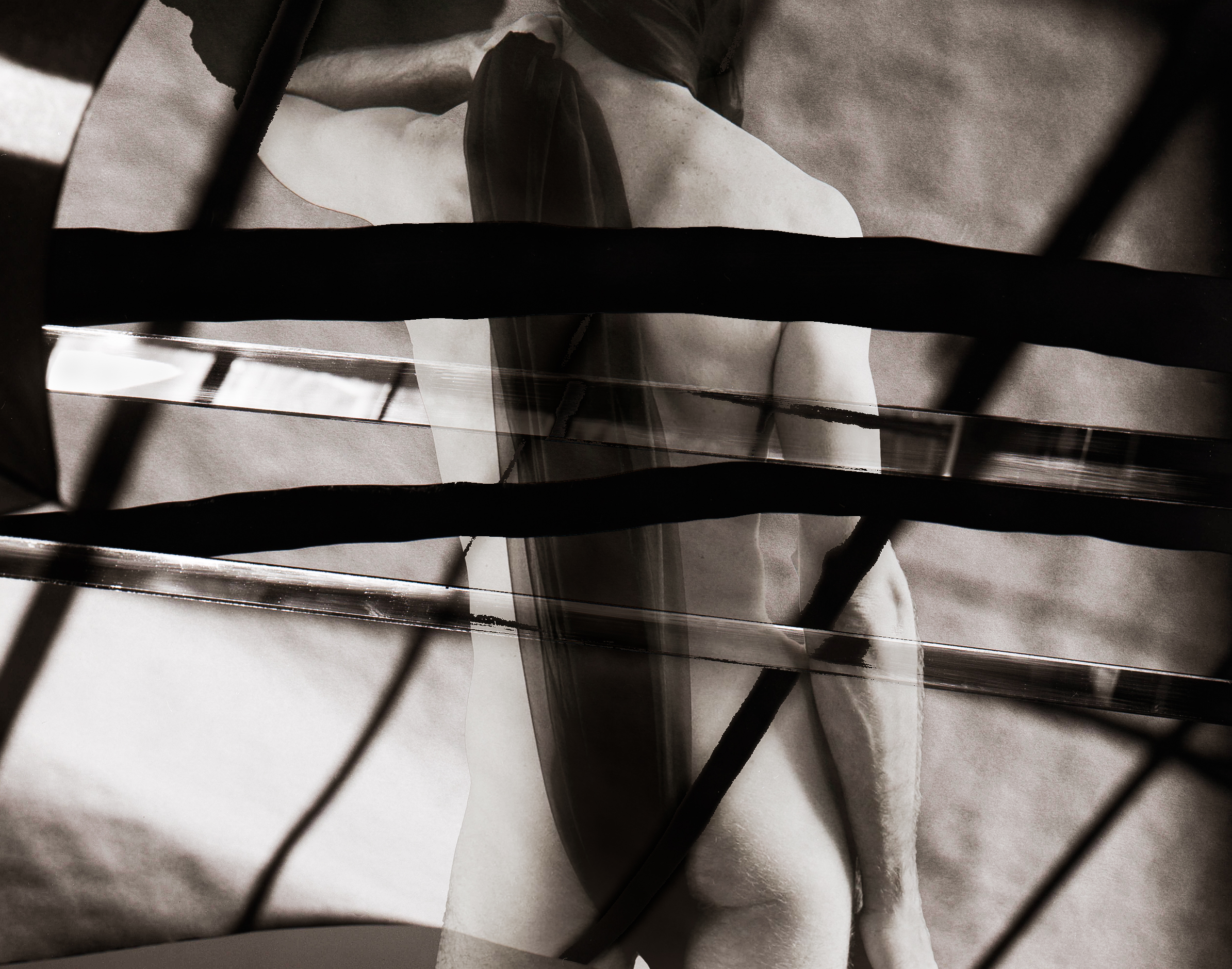 "Barred" photograph, archival pigment print, 17 x 22 inches
