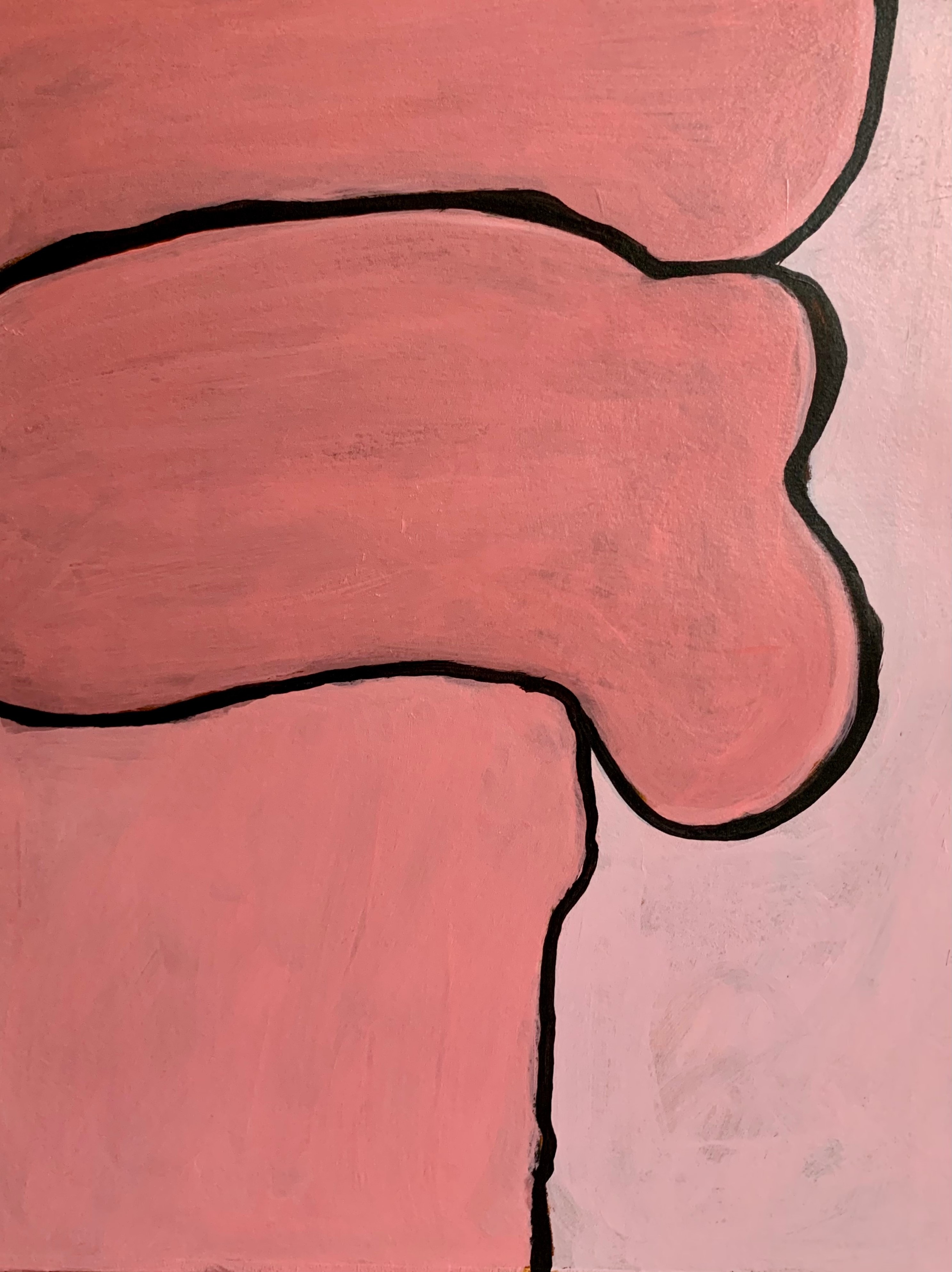 "M’yeah, see?" acrylic on paper, 11 x 14 inches