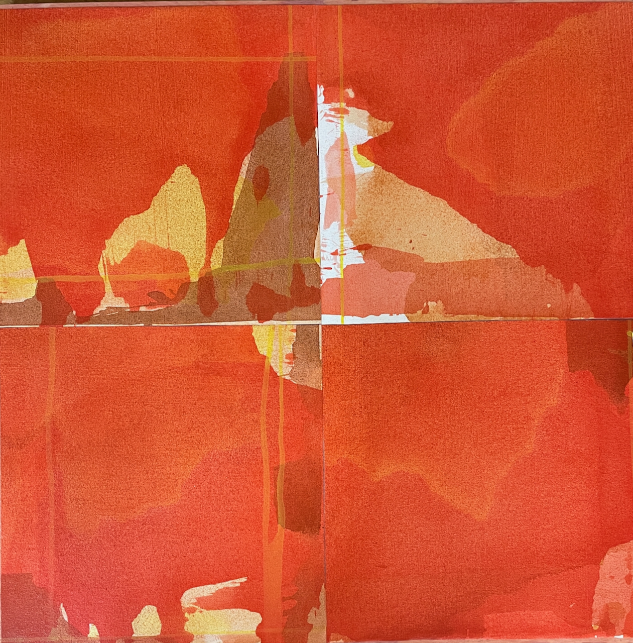 "Seamount" acrylic, 36” x 36”