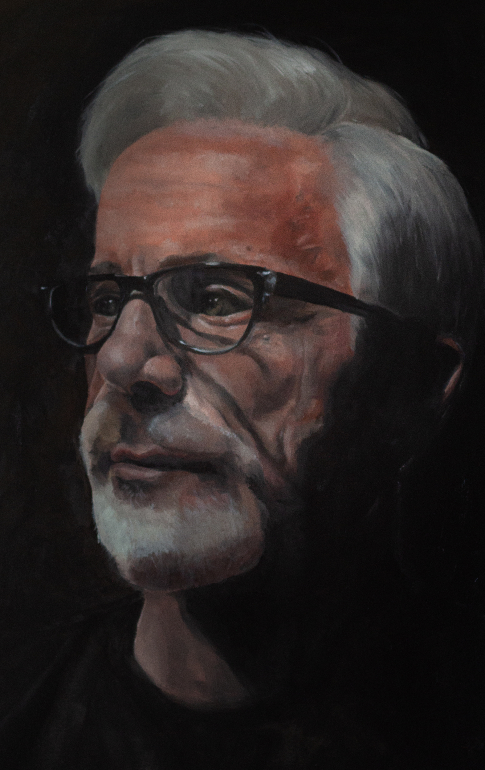 "Dad" 2022, oil on paper, 22 x 30 inches