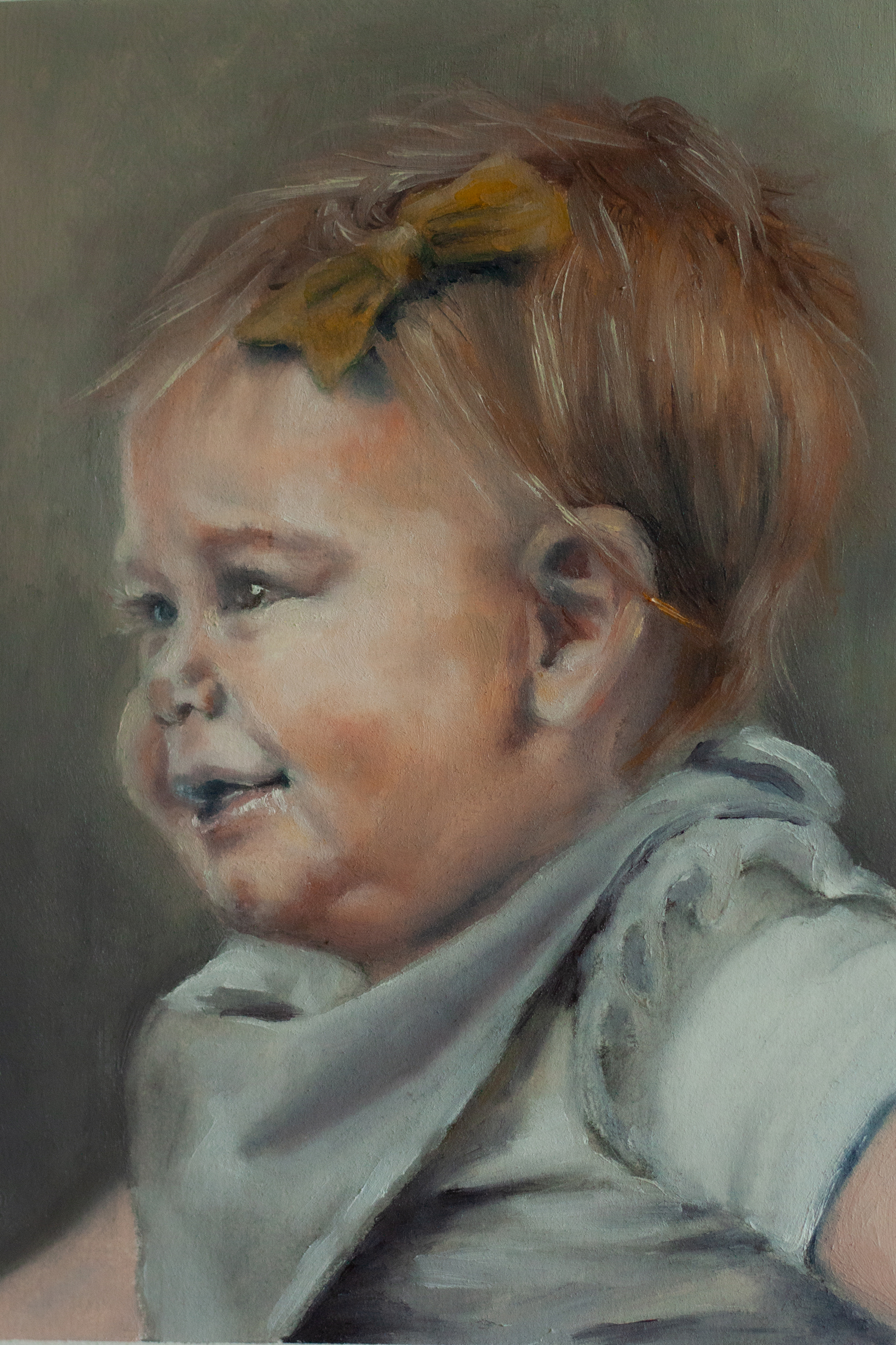 "Blake" 2024, oil on paper, 5 x 7 inches
