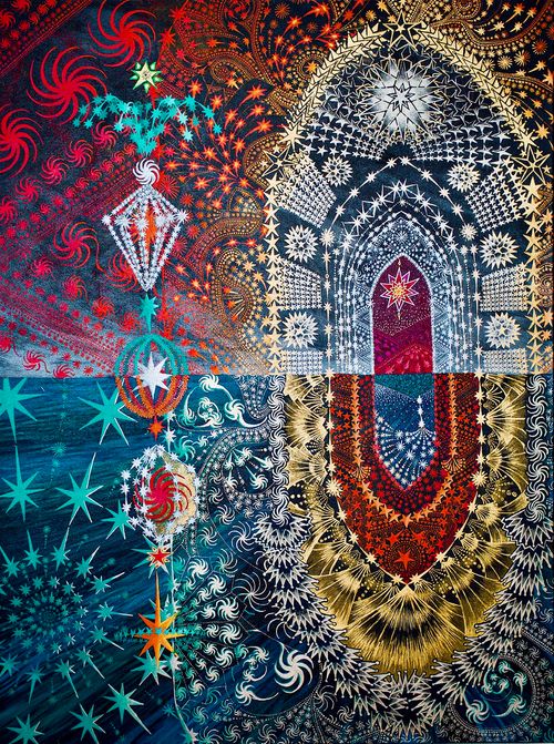 "A Star is Born" 2020, acrylic on canvas, 40" x 30"