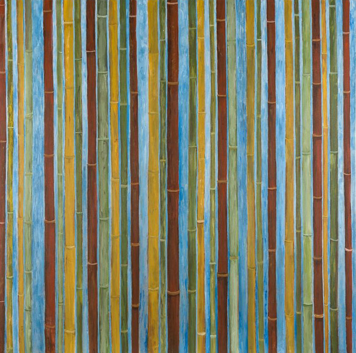 "You Are Here" acrylic on canvas, 48" × 48”