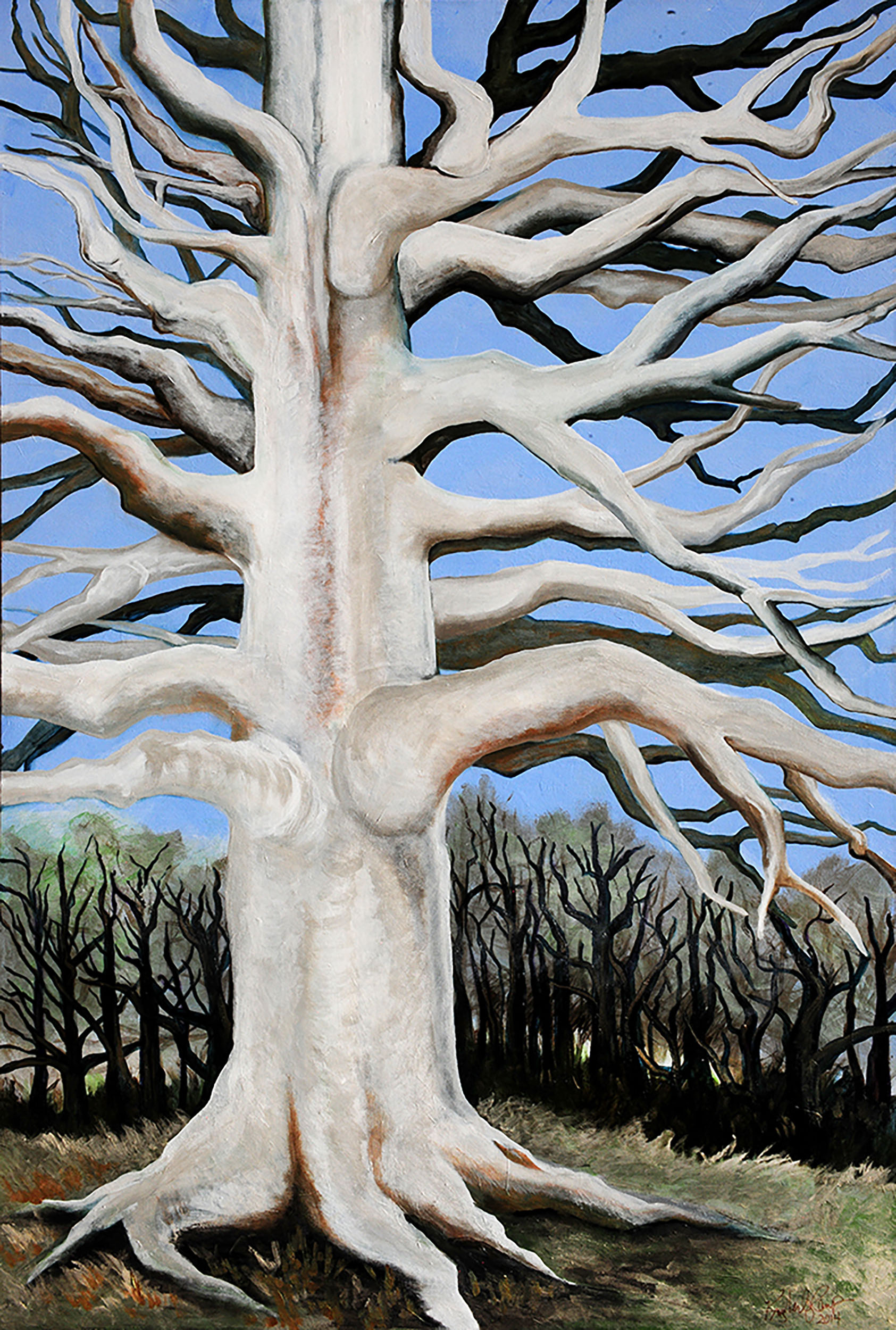 Sacred Spaces | 2014, acrylic on canvas, 60 x 40 inches