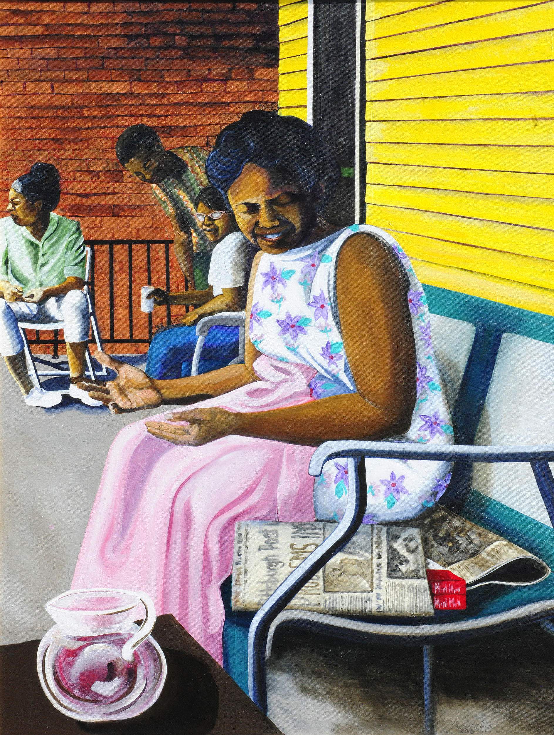The Latest News | 2019, acrylic on canvas. 36 x 48 inches