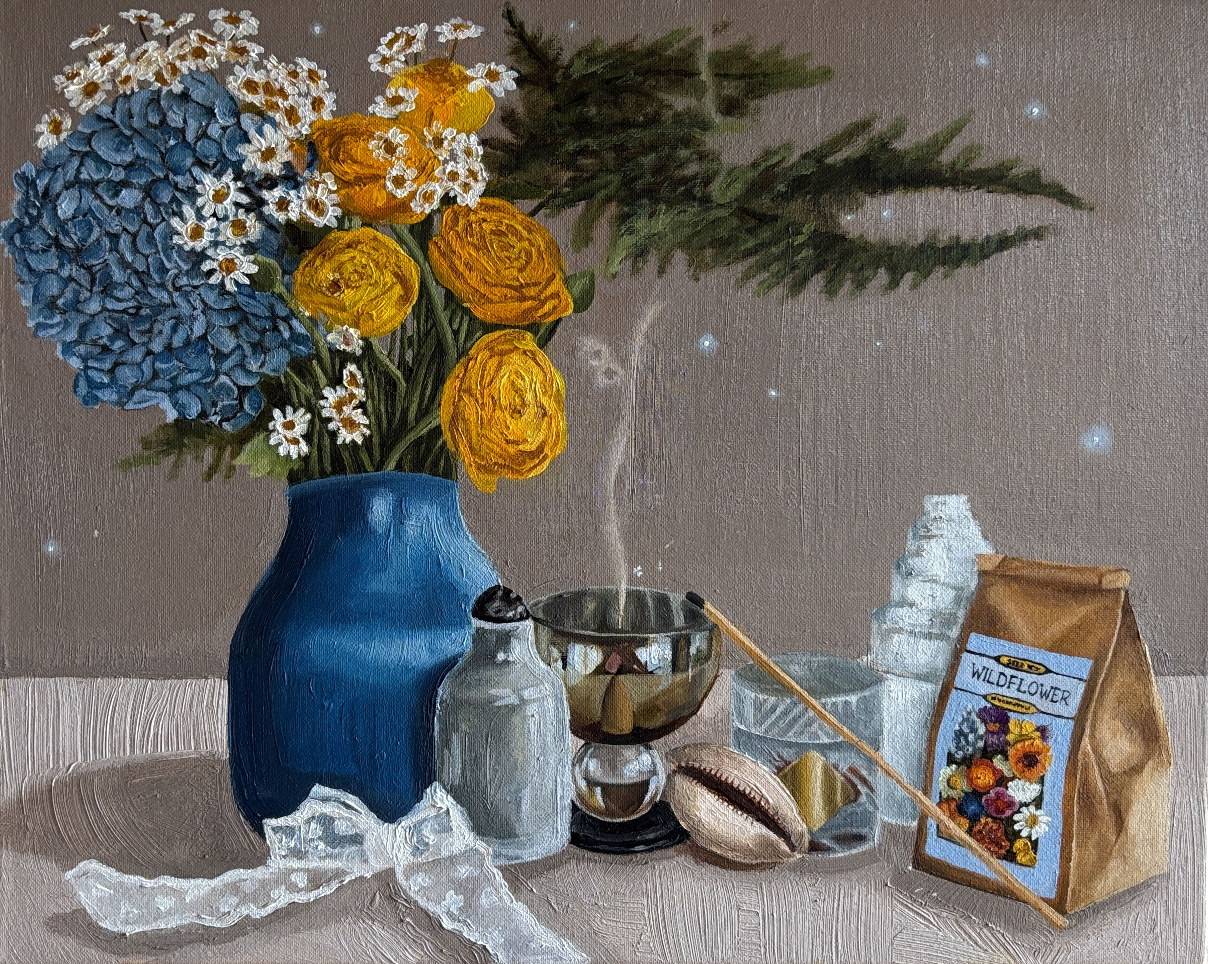 "All That We Are" 2026 Oil on Canvas, 16 x 20”