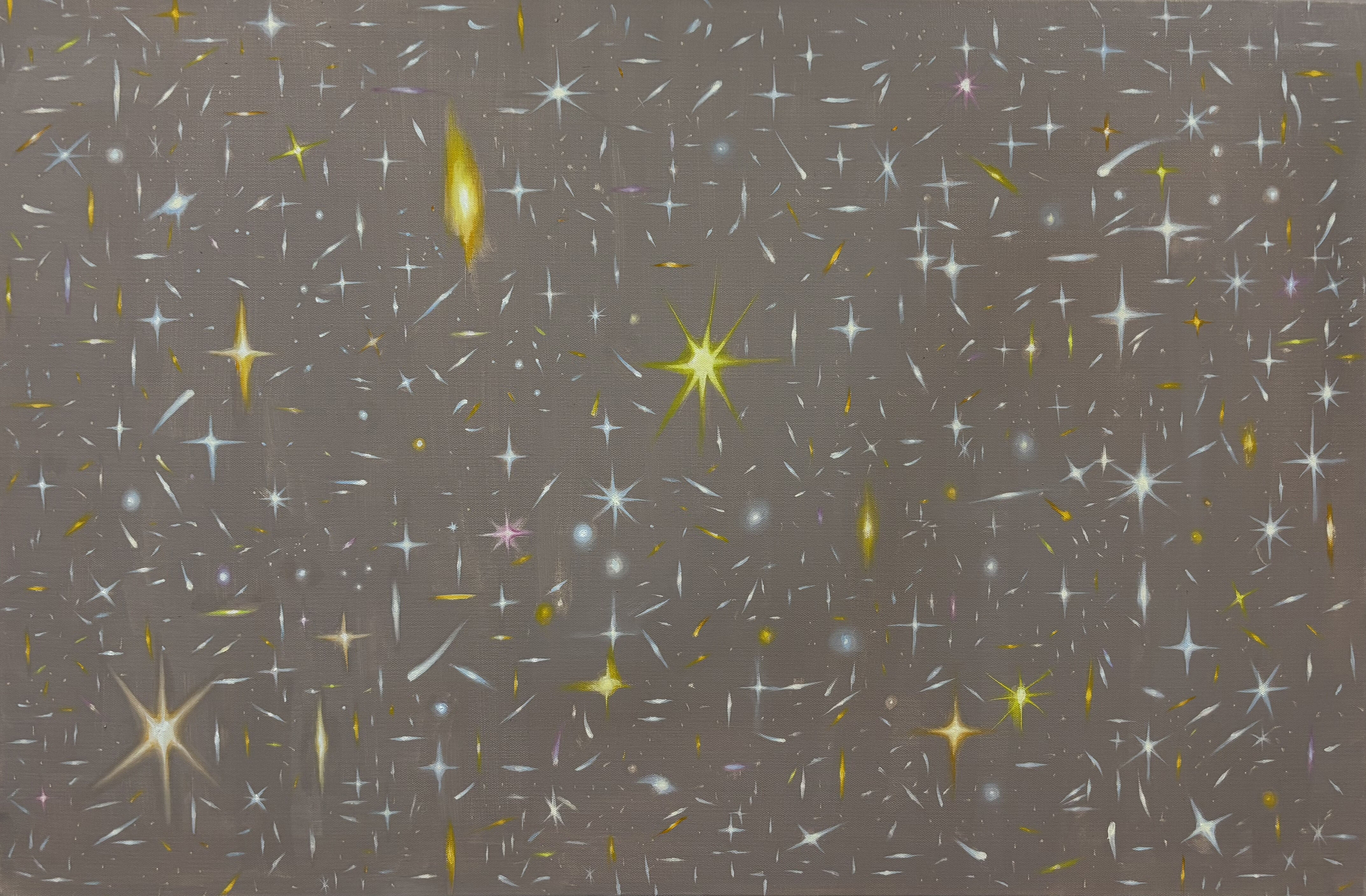 "Grains of Sand" 2023, Oil on Canvas, 24 x 36”
