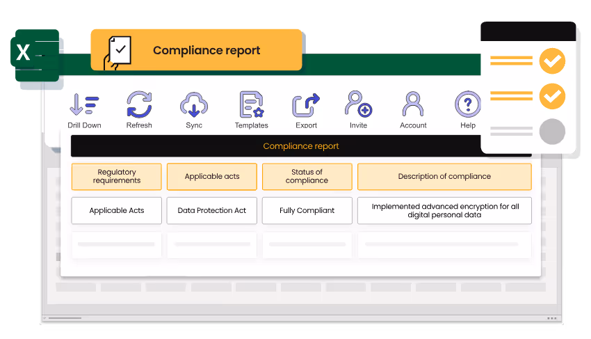 A dashboard from Datarails CONNECT, a third-party NetSuite reporting tool.