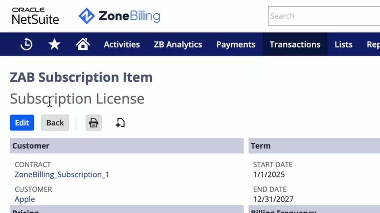 Interfaccia dell app Zonagioco