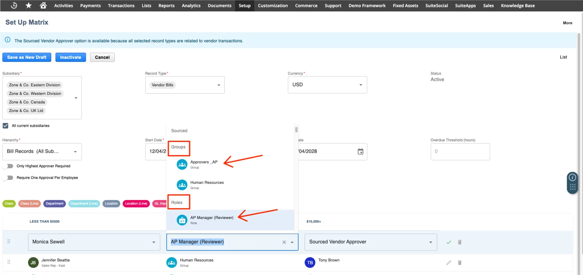 ZoneApproval dashboard automation with real-time audit trail for NetSuite workflows.