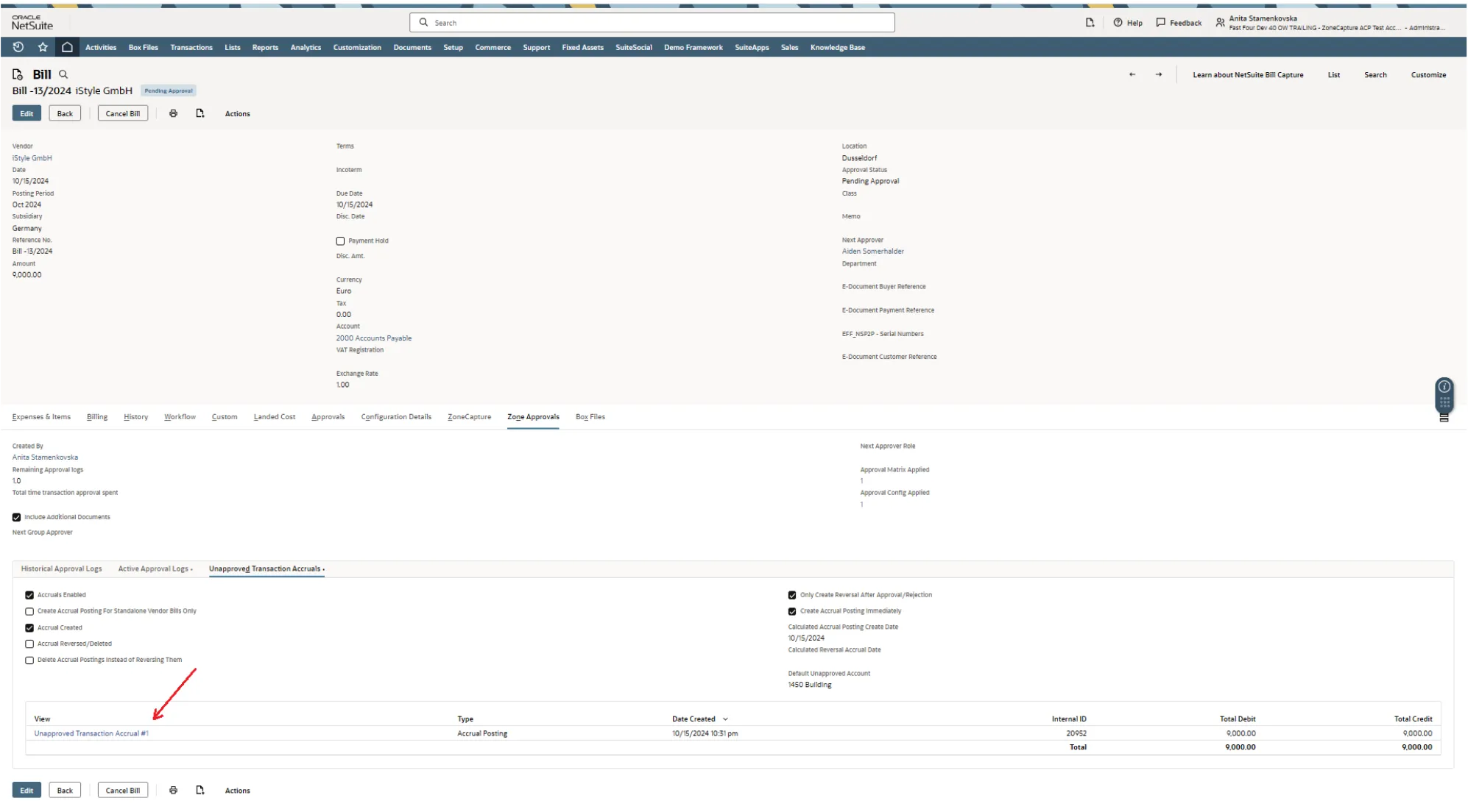 ZoneApproval dashboard automation with real-time audit trail for NetSuite workflows.