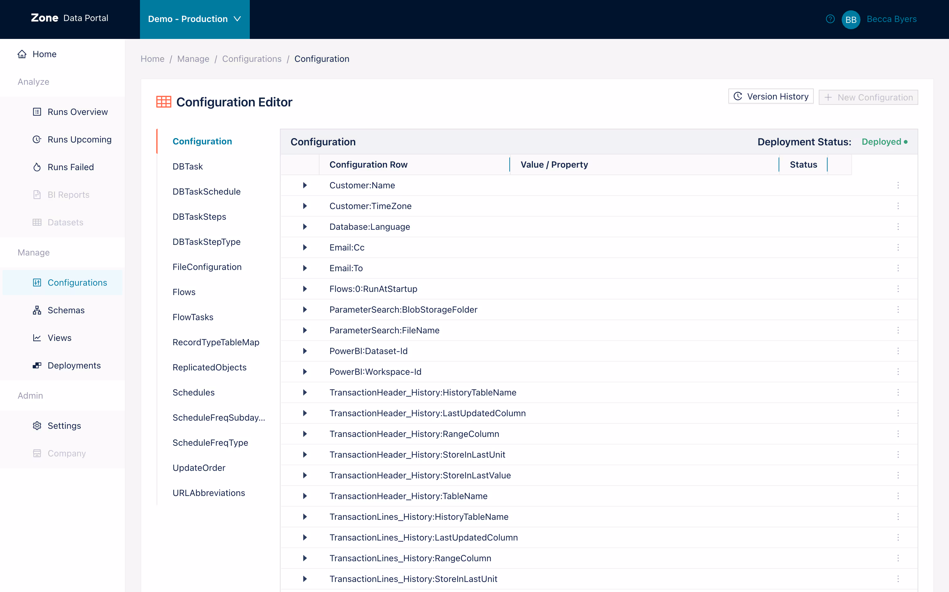 Secure, cloud-based data warehouse