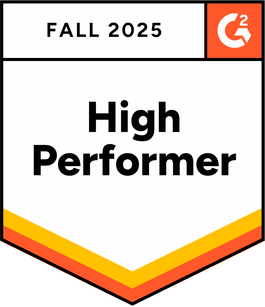 Fall 2025 G2 High Performer