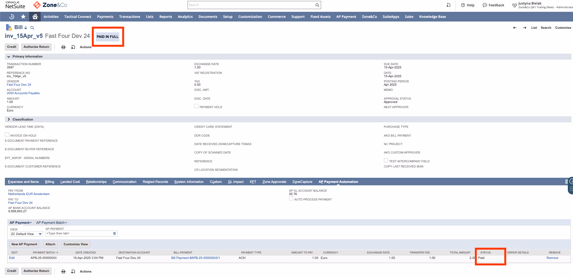 ZoneApproval dashboard automation with real-time audit trail for NetSuite workflows.