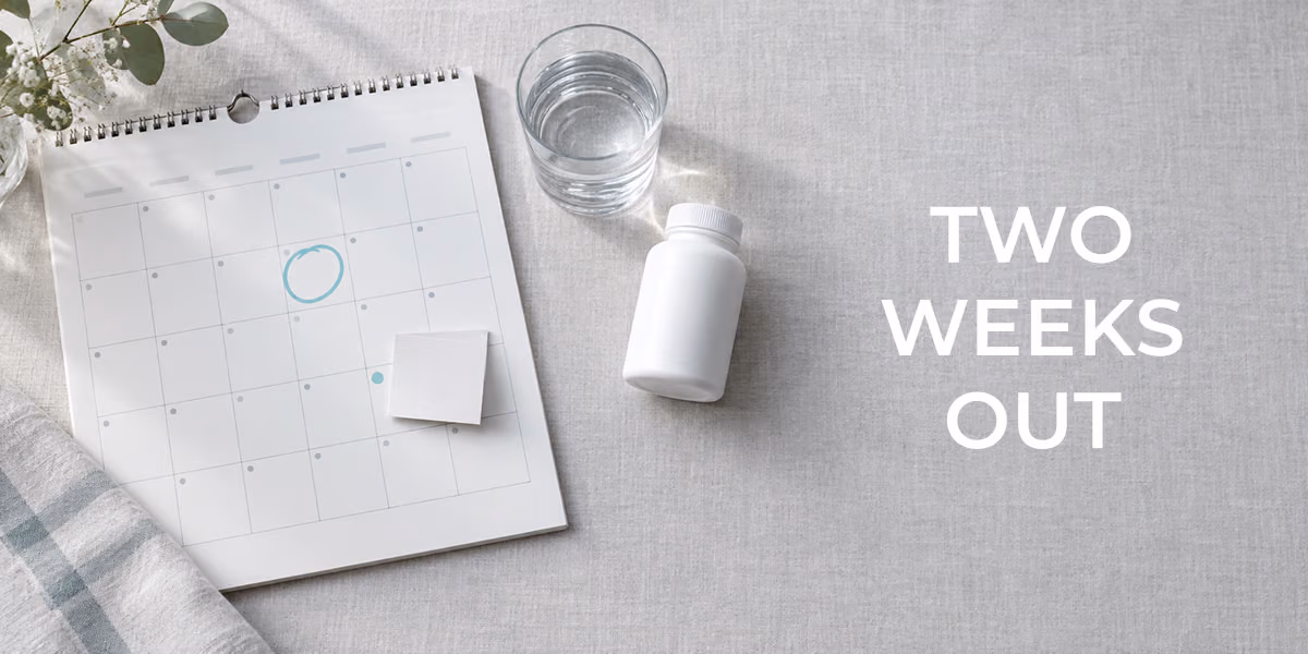 Planning a dermal filler appointment two weeks ahead of an event.