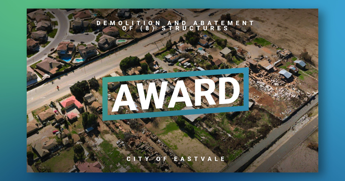 Precision Environmental is proud to announce it has been officially awarded the Demolition and Abatement of (8) Structures (CIP Project #95017) contract by the City of Eastvale.