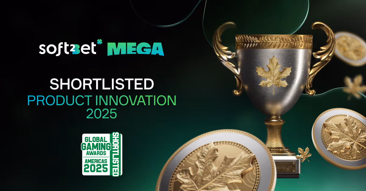 Soft2Bet's MEGA Shortlisted for Product Innovation of the Year at Global Gaming Awards Americas 2025