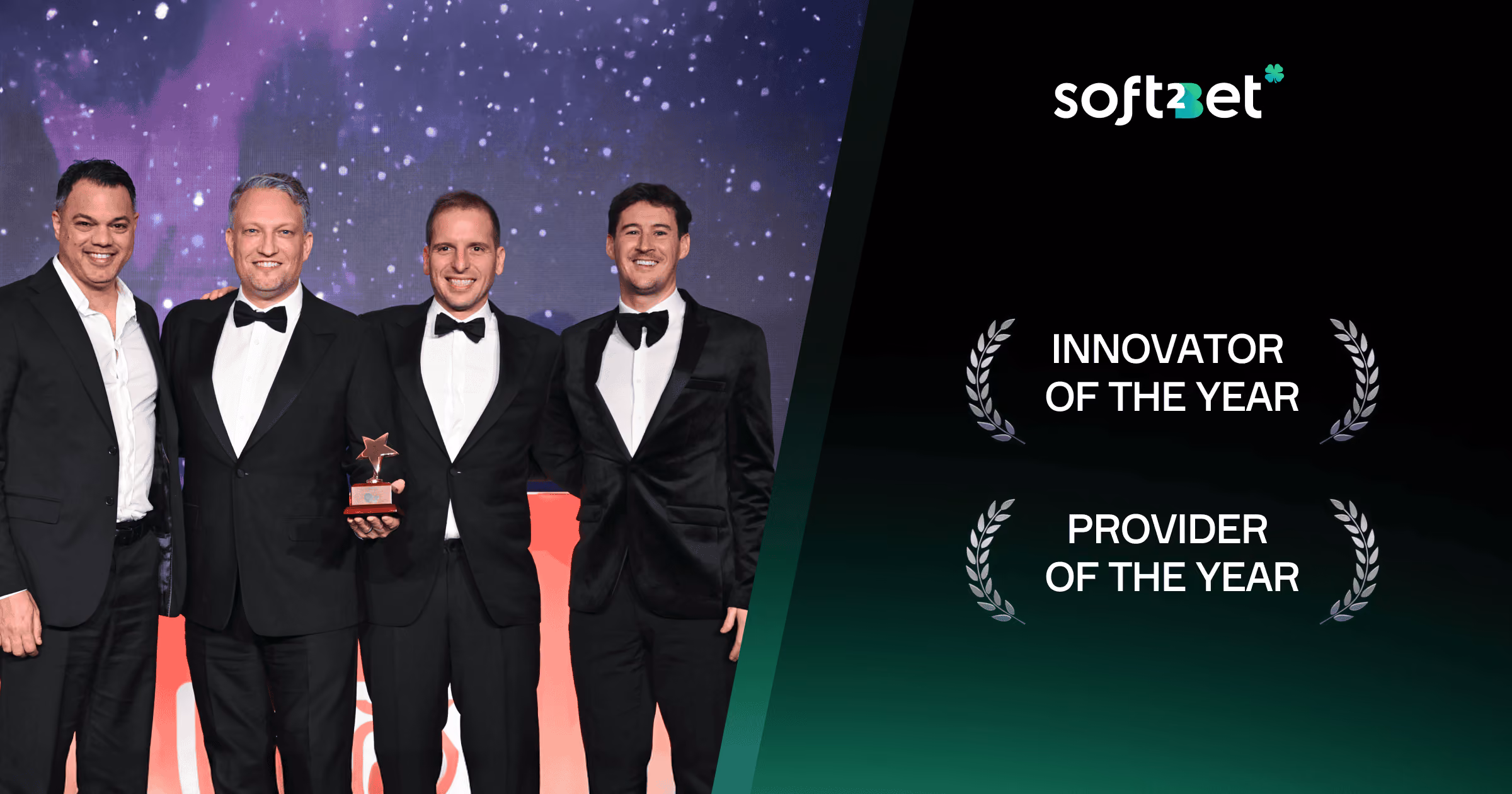 Soft2Bet Wins Two Prestigious Awards at International Gaming and Global Gaming Ceremonies at ICE Barcelona 2026