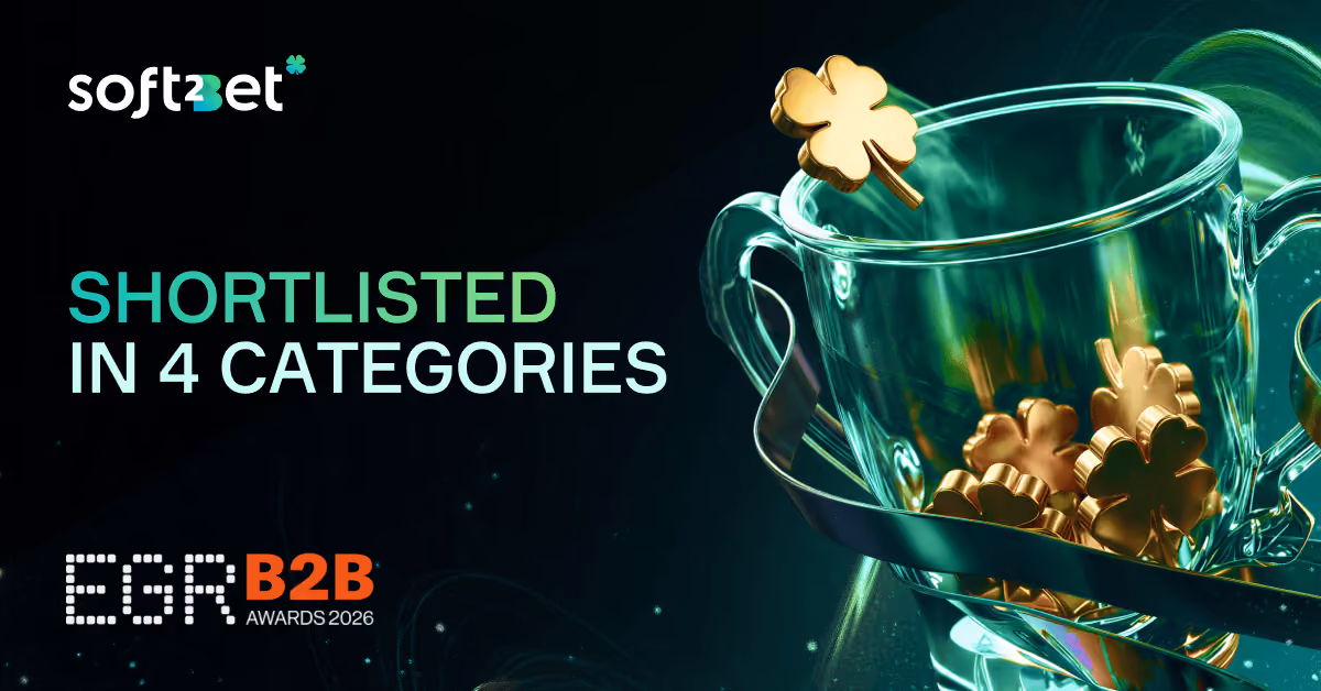 Soft2Bet shortlisted in four categories at the EGR B2B Awards 2026