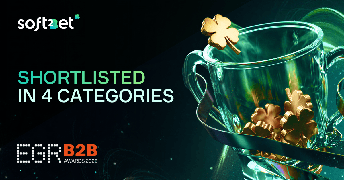 Soft2Bet shortlisted in four categories at the EGR B2B Awards 2026