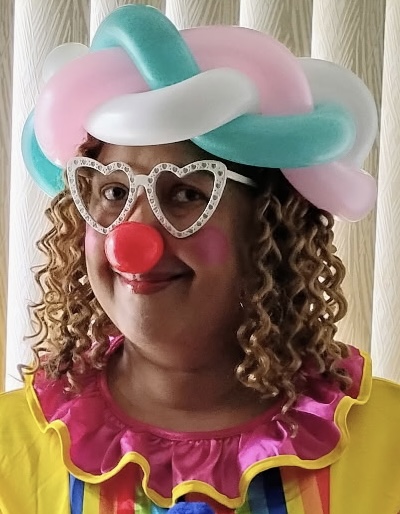 Diamonds the Magical Clown portrait