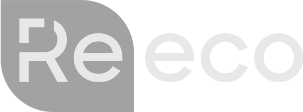 This is a logo of Reeco- a client of Sync Labs. Sync Labs is a design agency that crafts Brands, Websites, SaaS and Mobile Experiences using research led strategy and frameworks