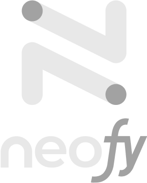 This is a logo of Neofy- a client of Sync Labs. Sync Labs is a design agency that crafts Brands, Websites, SaaS and Mobile Experiences using research led strategy and frameworks