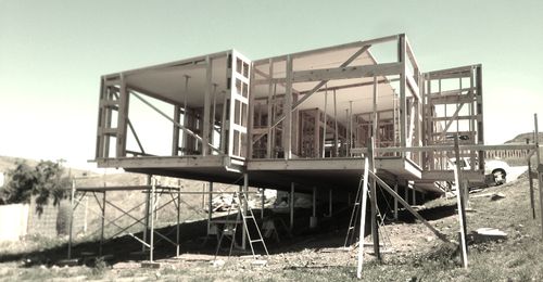 Sumner house in construction