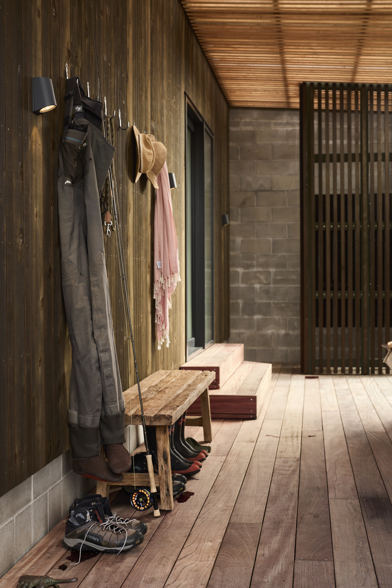 mud room at the lake house bach