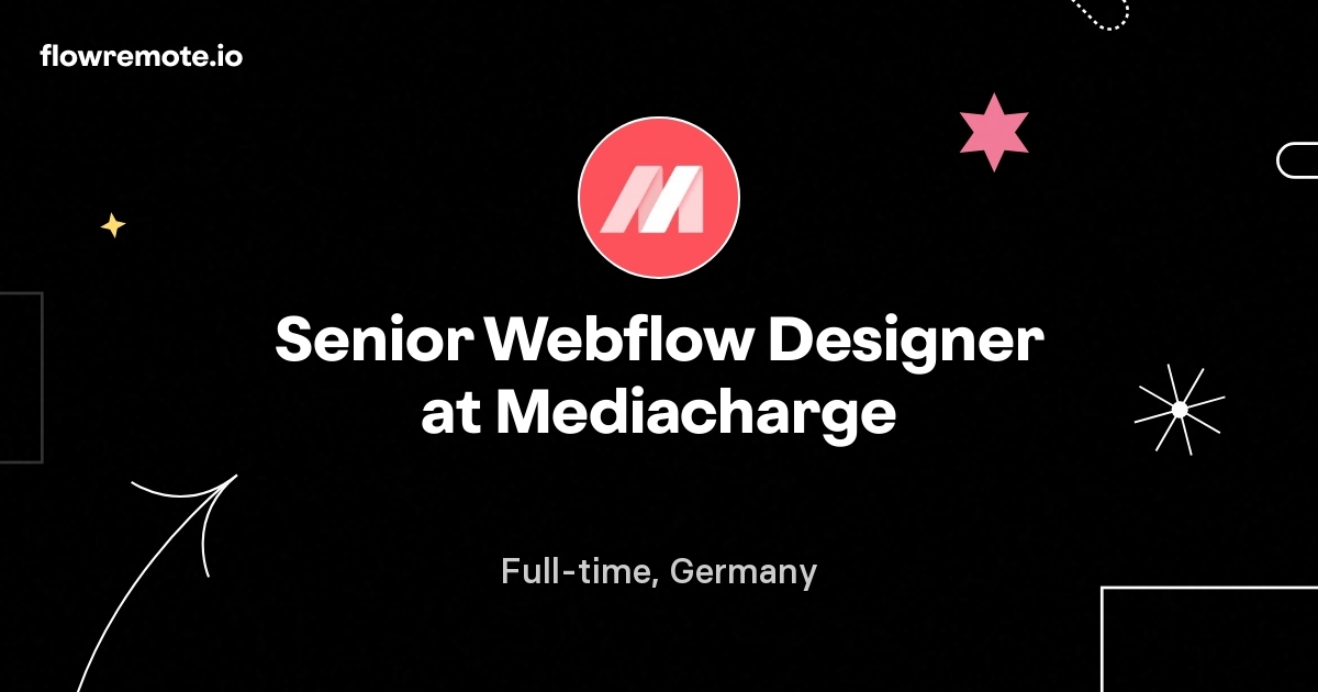 Senior Webflow Designer at Mediacharge