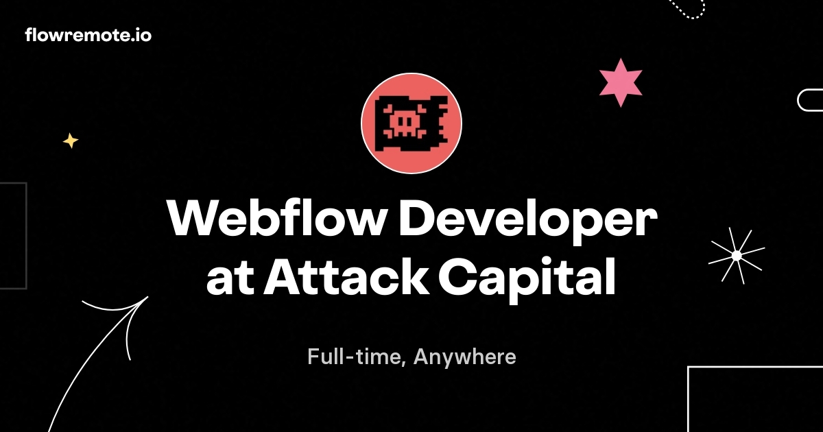 Webflow Developer at Attack Capital