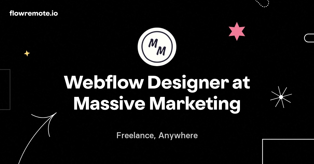 Webflow Designer at Massive Marketing
